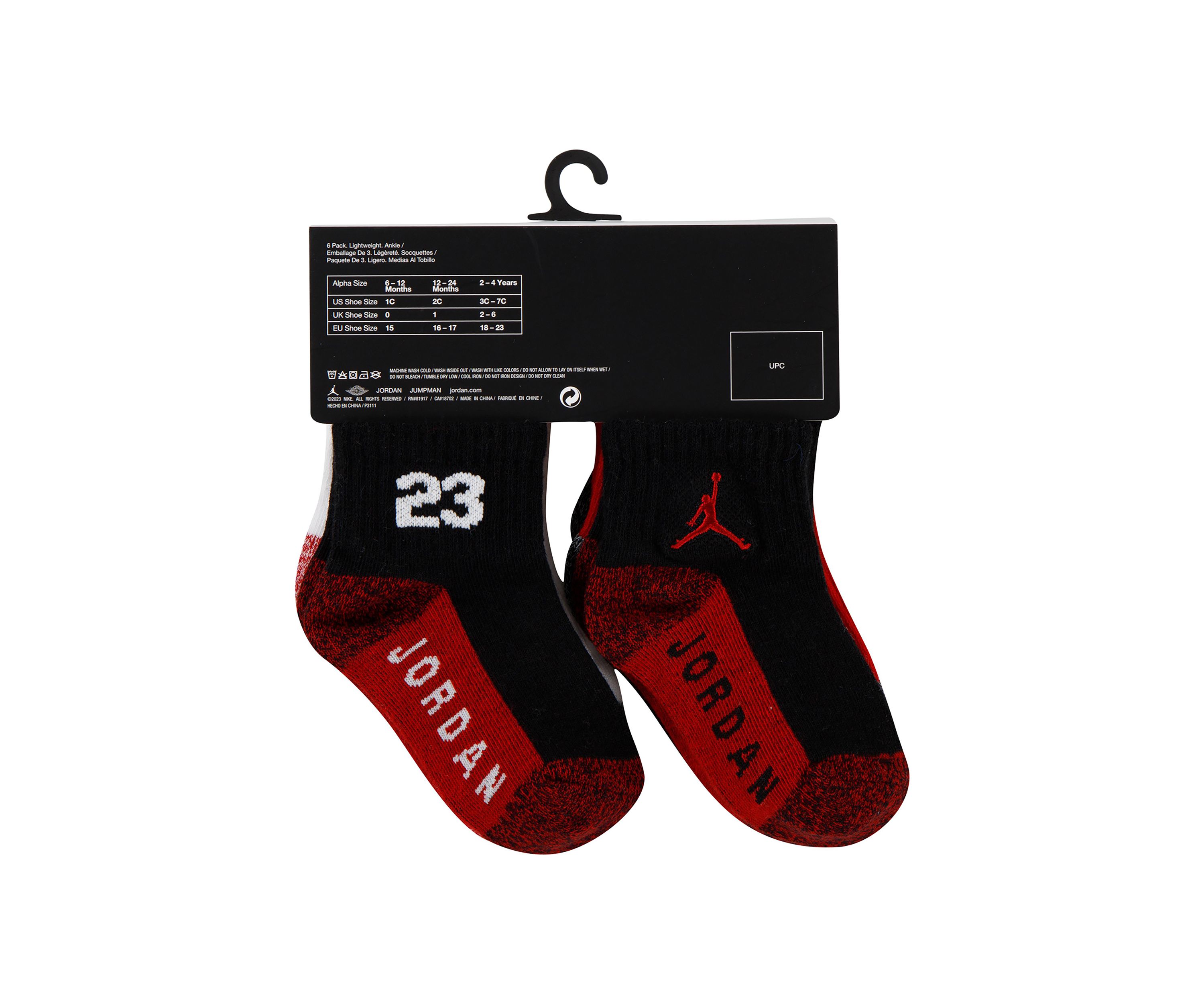 Baby Boys 6-Pack of Jordan Socks 