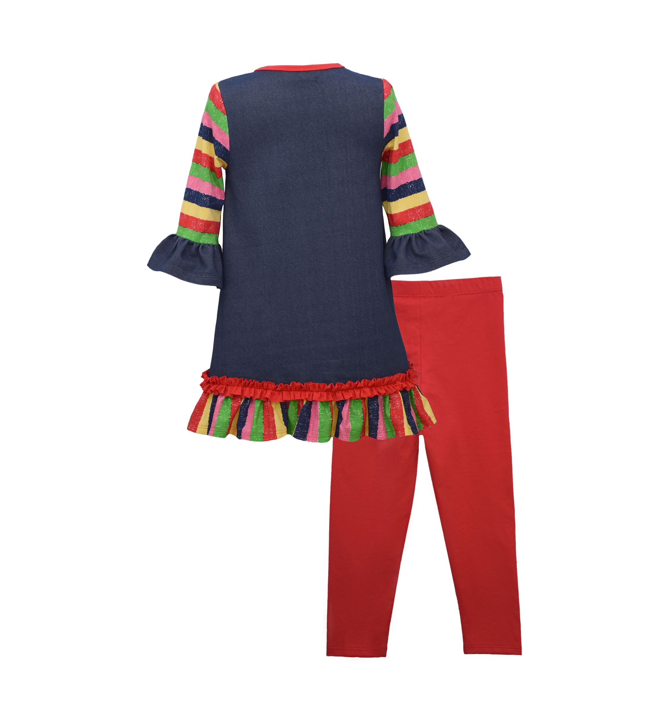 Girls 4-6x Crayon Appliqué Set