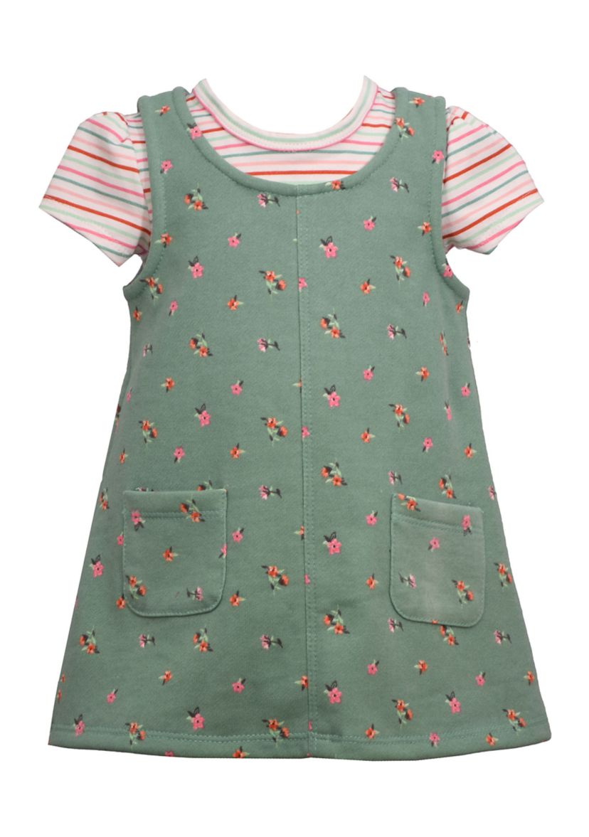 Girls 4-6x Printed French Terry Dress