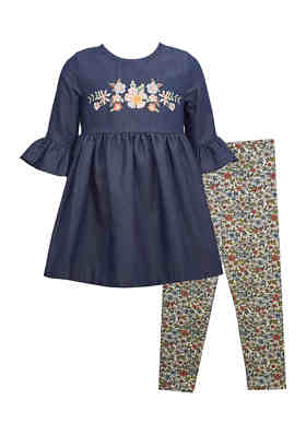 Bonnie Jean Dress Short Slv Blk Silver Blue Half Size 12.5-14.5-16.5-18.5 #10242