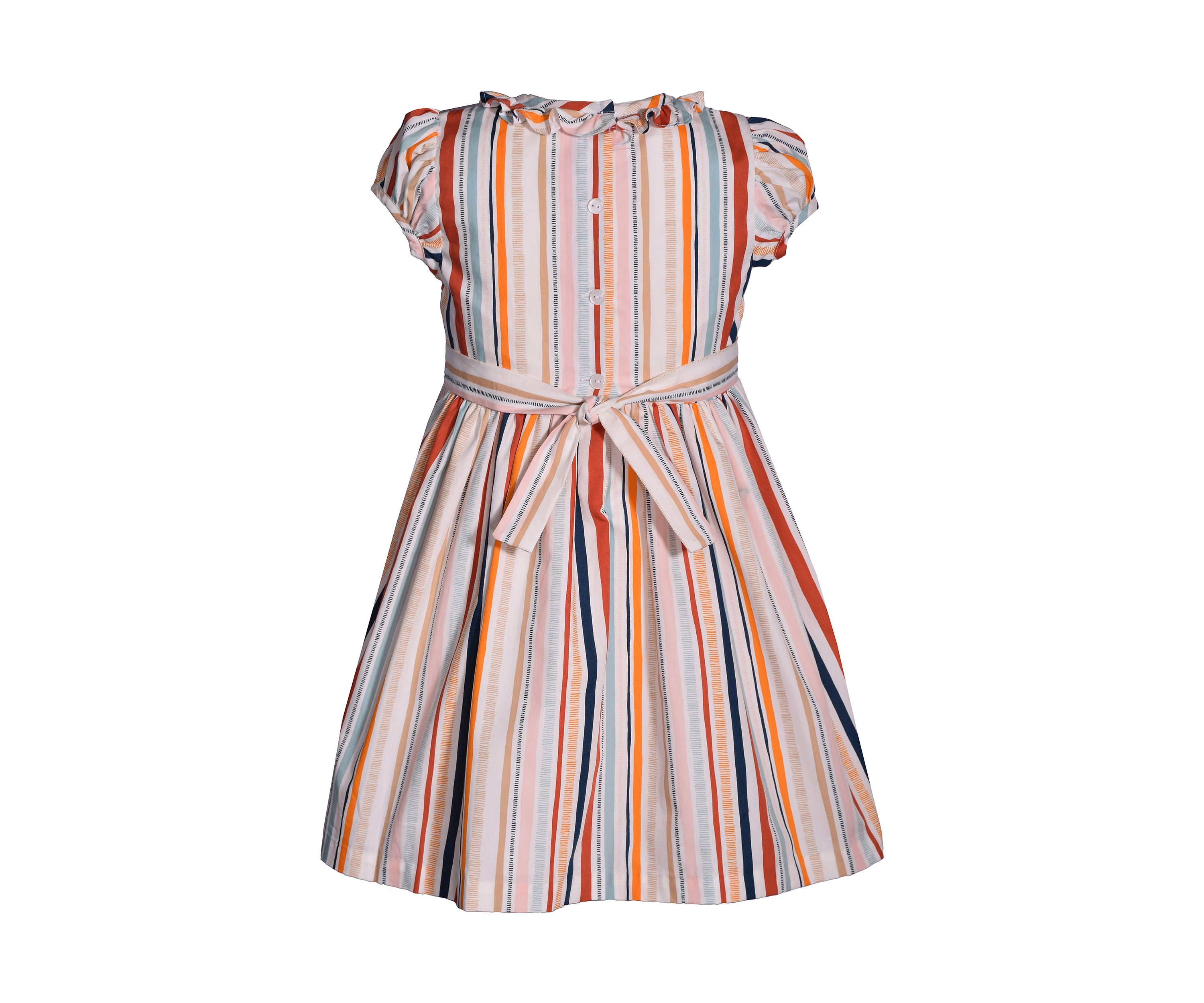 Girls 4-6x Stripe Smocked Dress