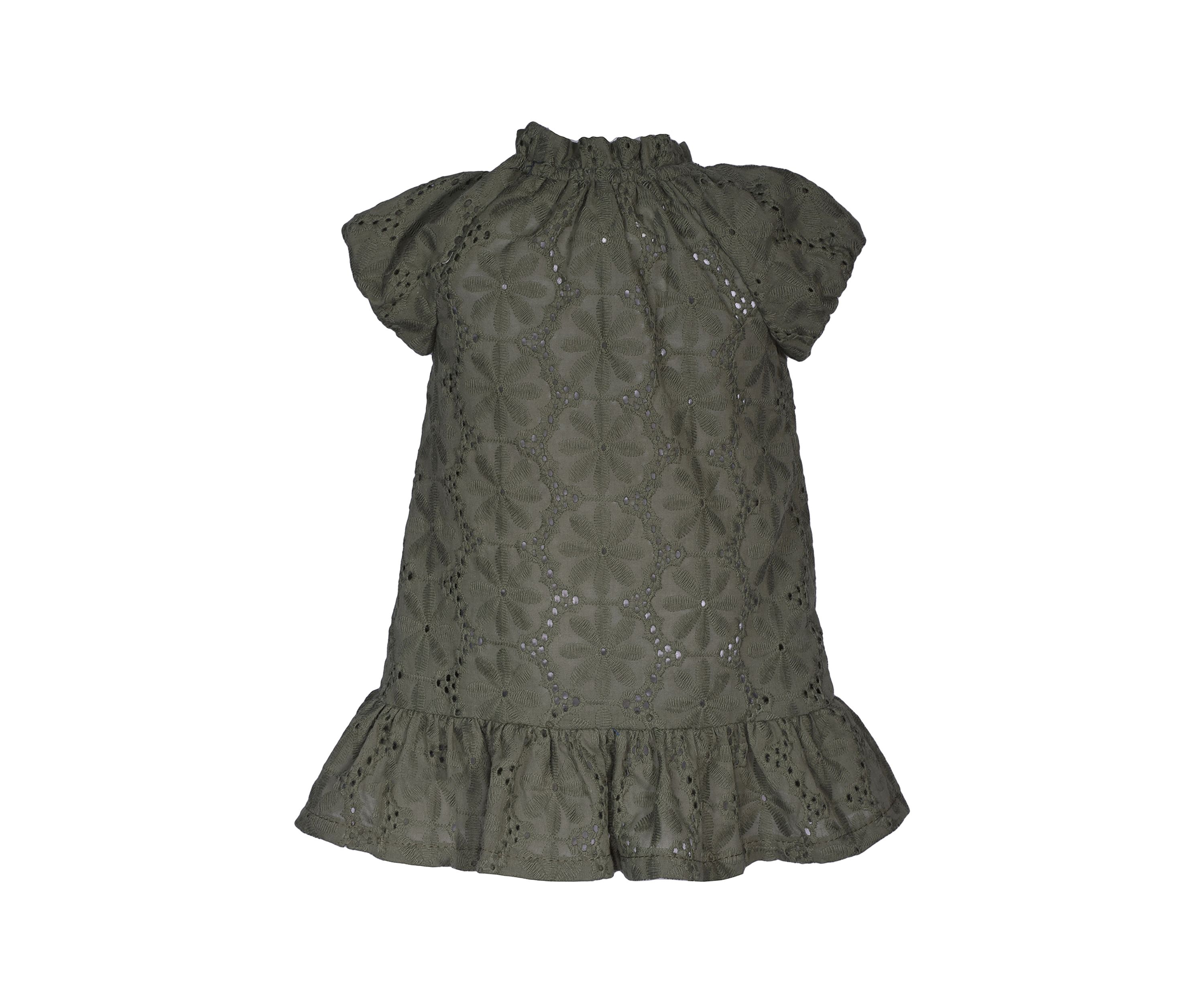 Girls 4-6x Eyelet Peasant Dress