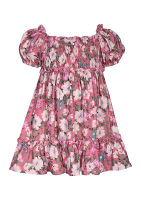 Bonnie Jean Girls 4-6x Floral Knit Dress