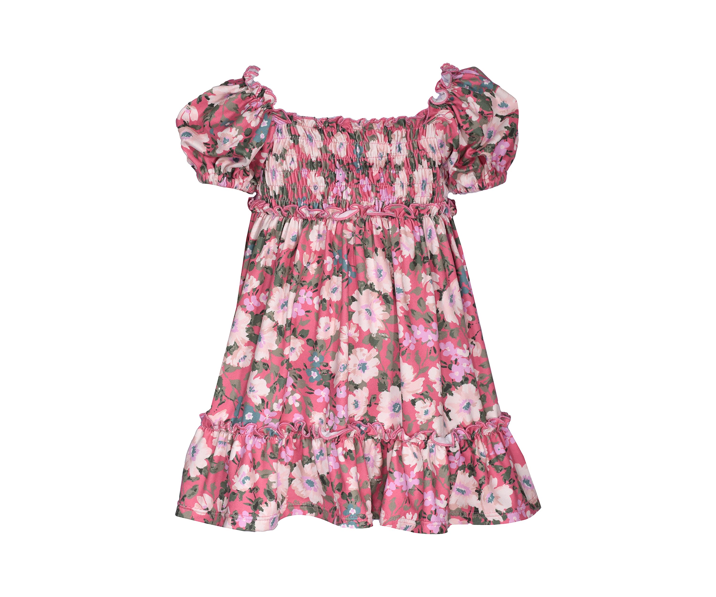 Girls 4-6x Floral Knit Dress