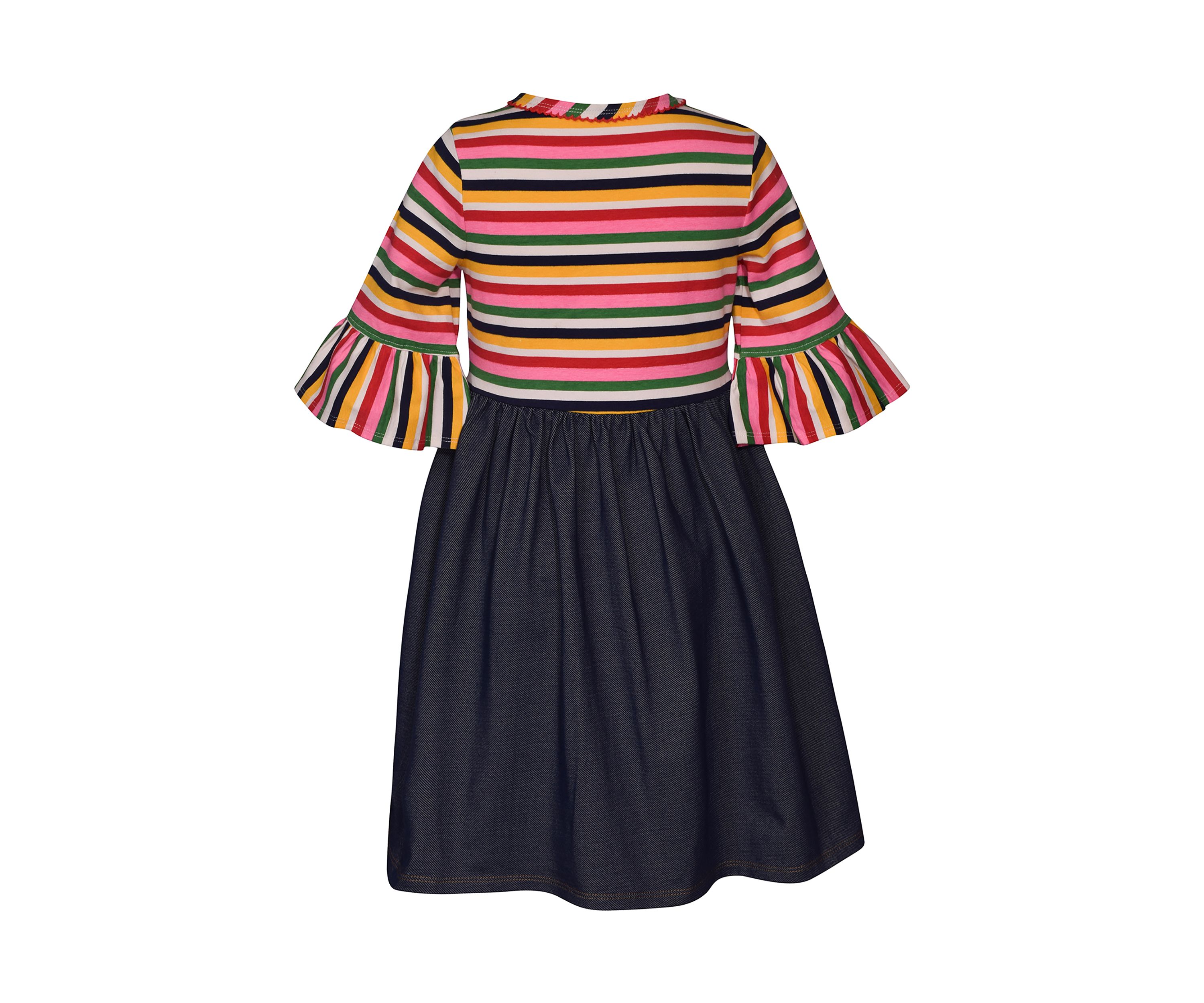 Girls 4-6x Apple Appliqué Dress