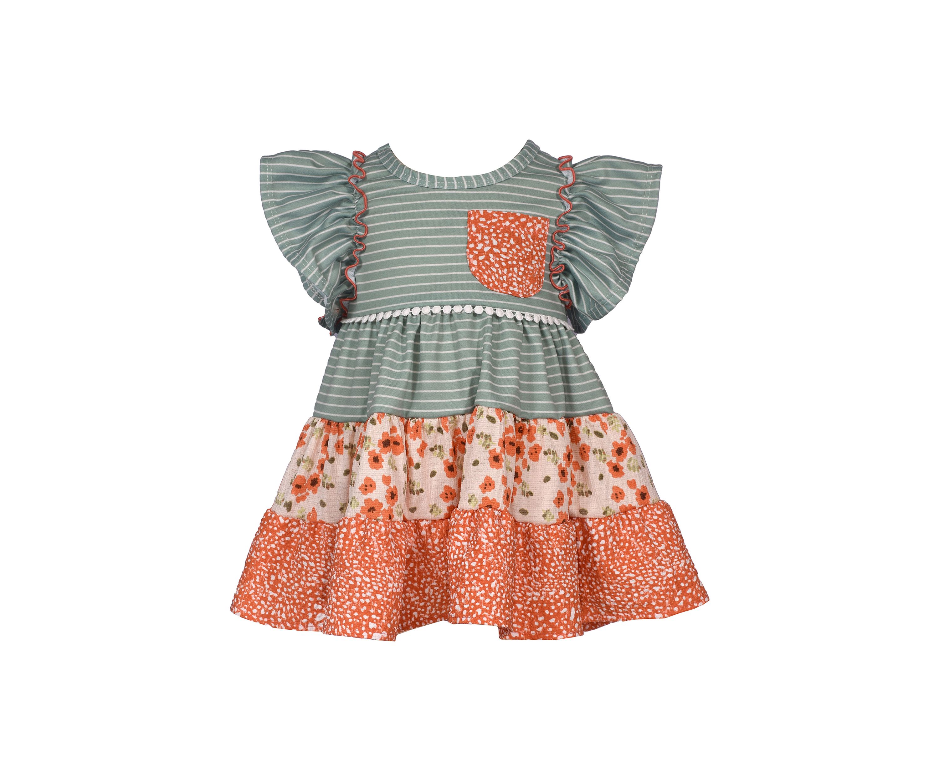 Girls 4-6x Mash Up Knit Dress