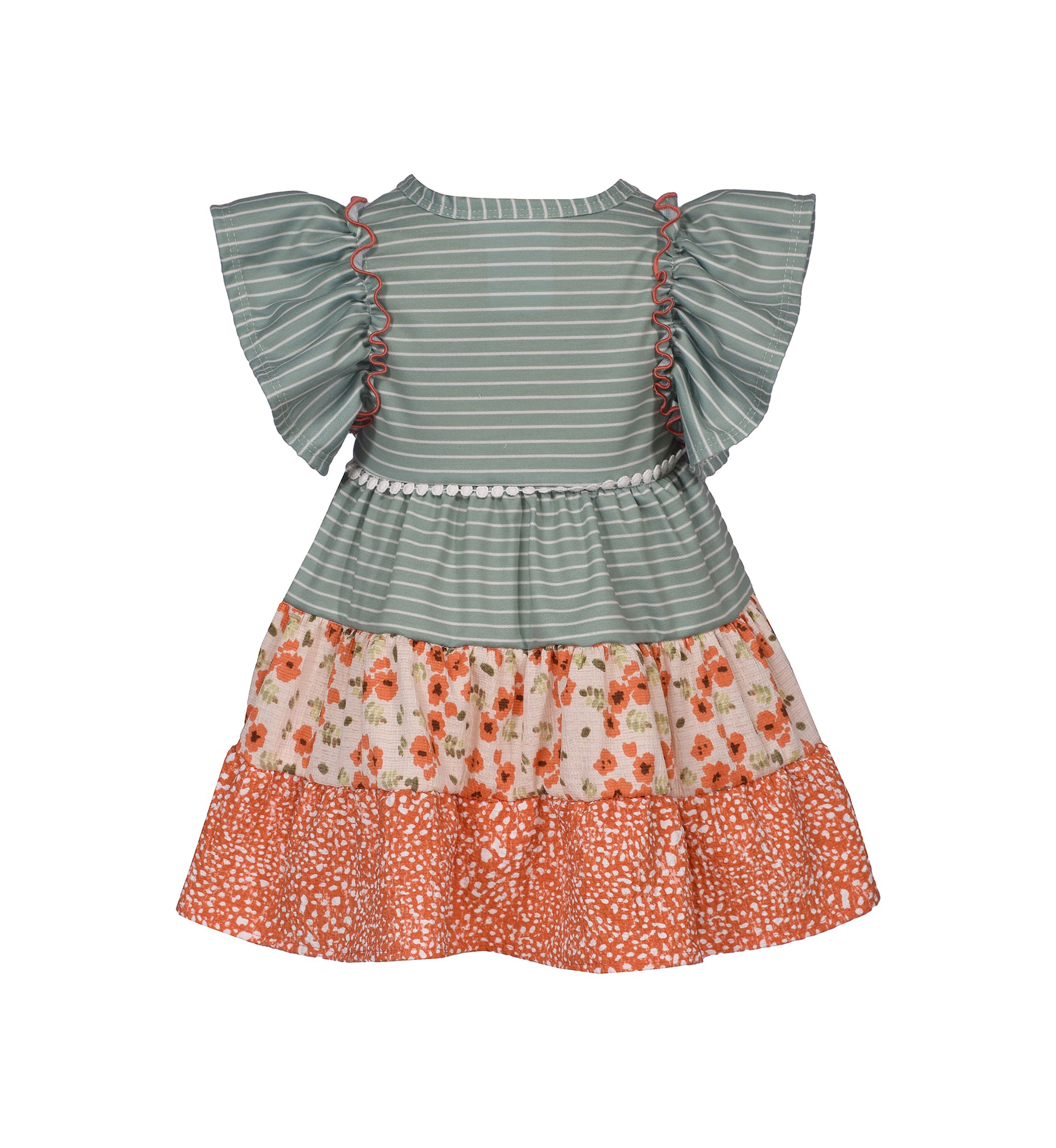 Girls 4-6x Mash Up Knit Dress