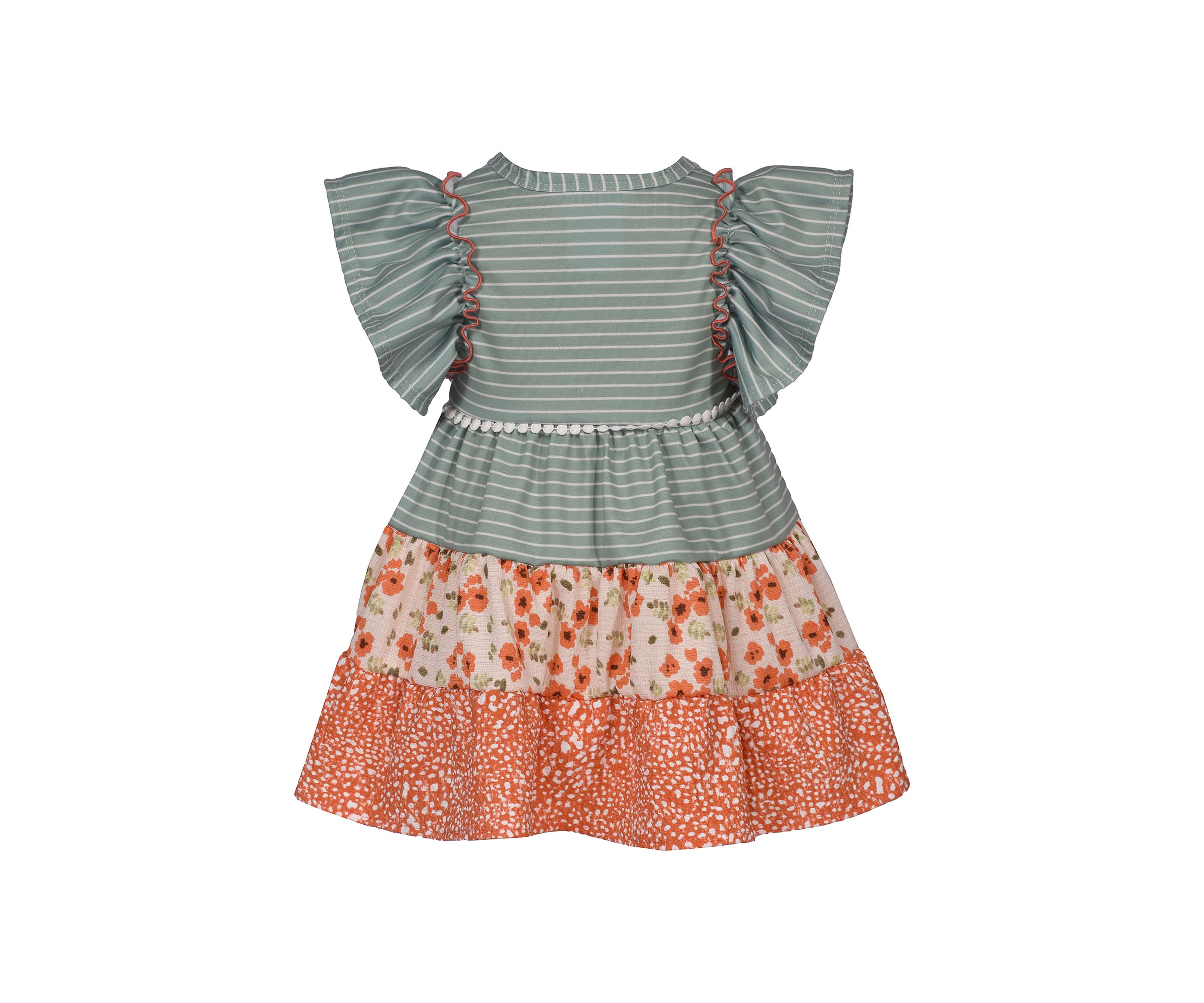 Girls 4-6x Mash Up Knit Dress