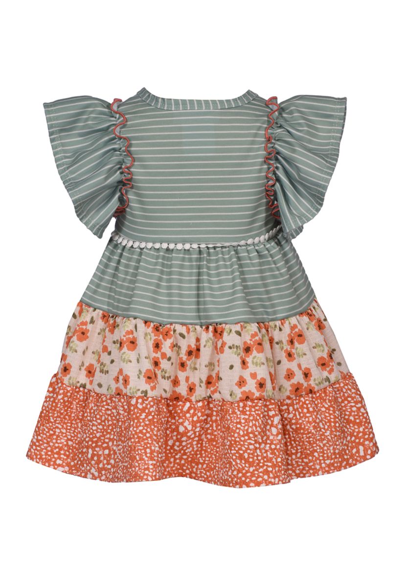 Girls 4-6x Mash Up Knit Dress
