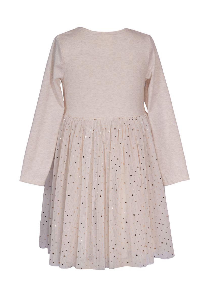 Girls 4-6x Pumpkin Appliqué Dress