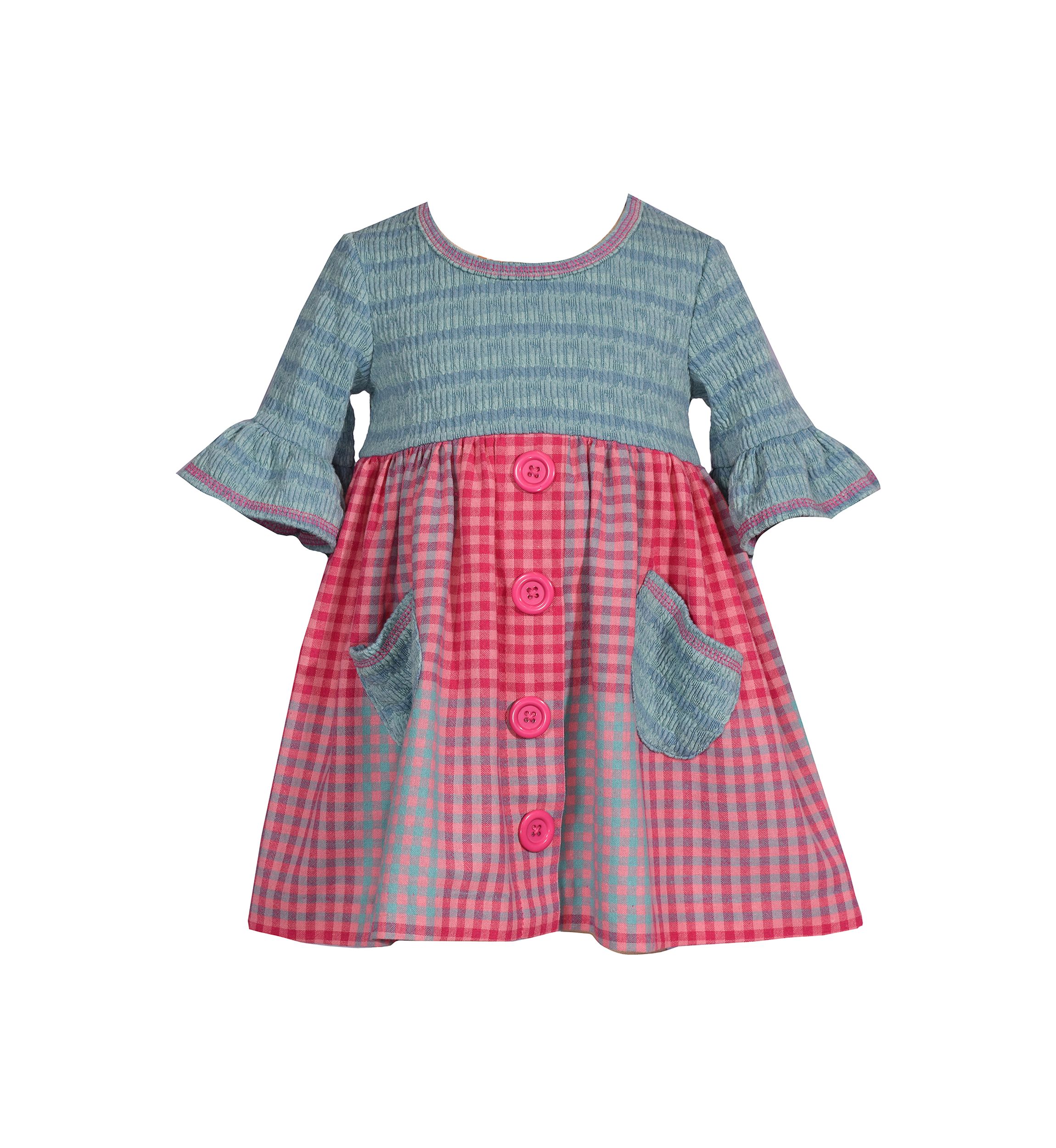 Girls 4-6x Pocket Dress