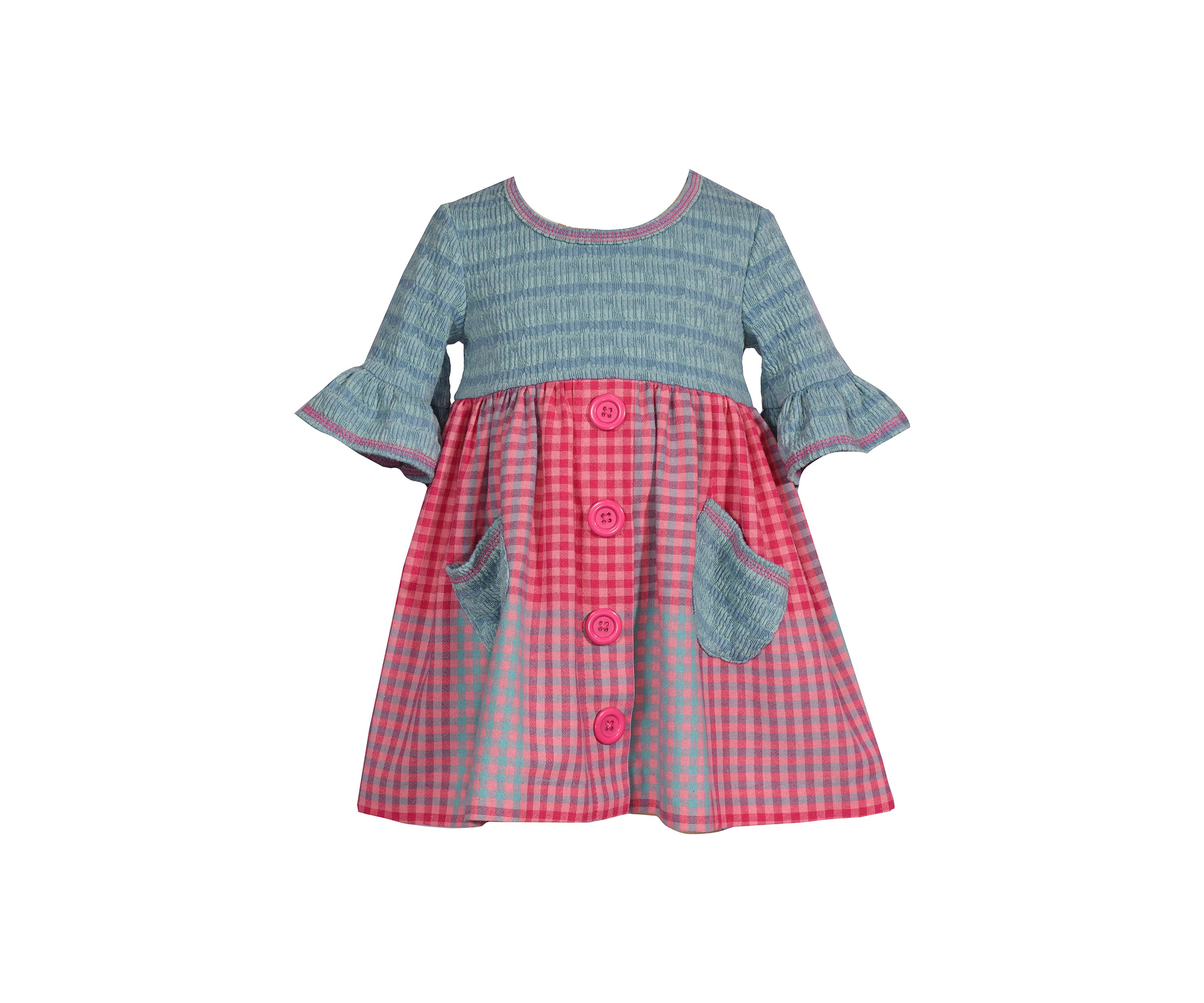Girls 4-6x Pocket Dress