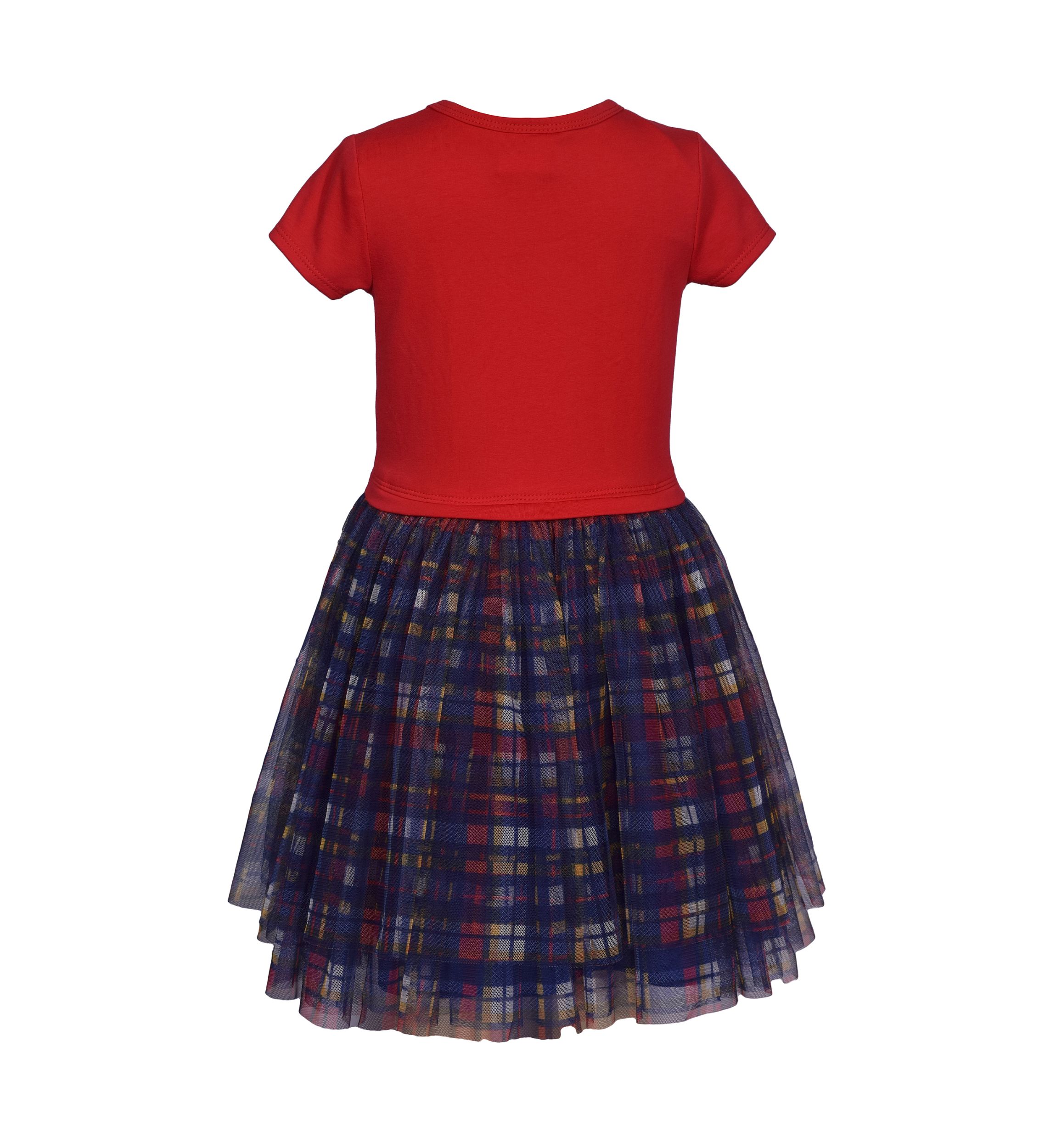 Girls 4-6x Icons Graphic Bodice to Printed Skirt Dress