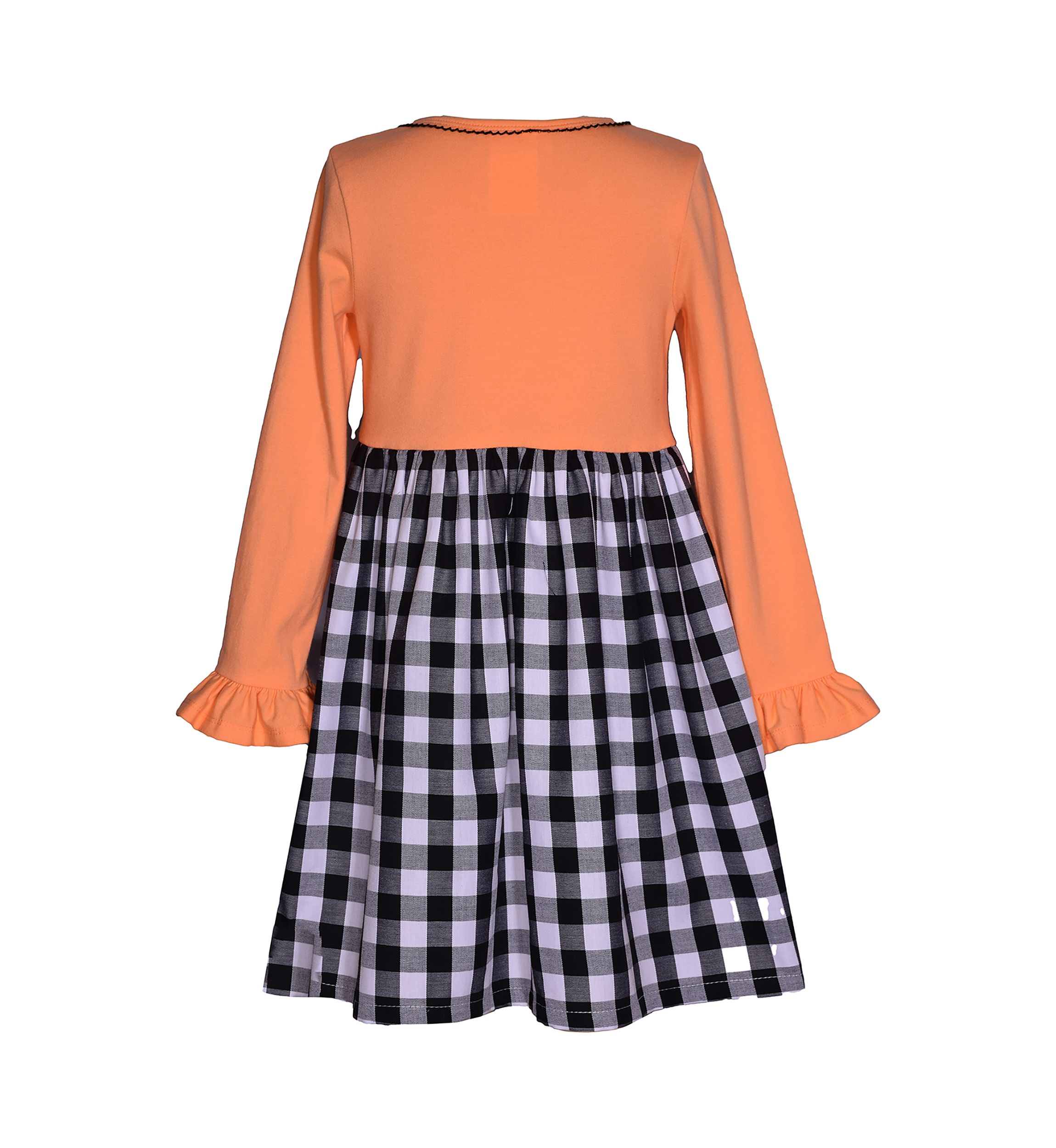 Girls 7-16 Boo Halloween Appliqué Dress
