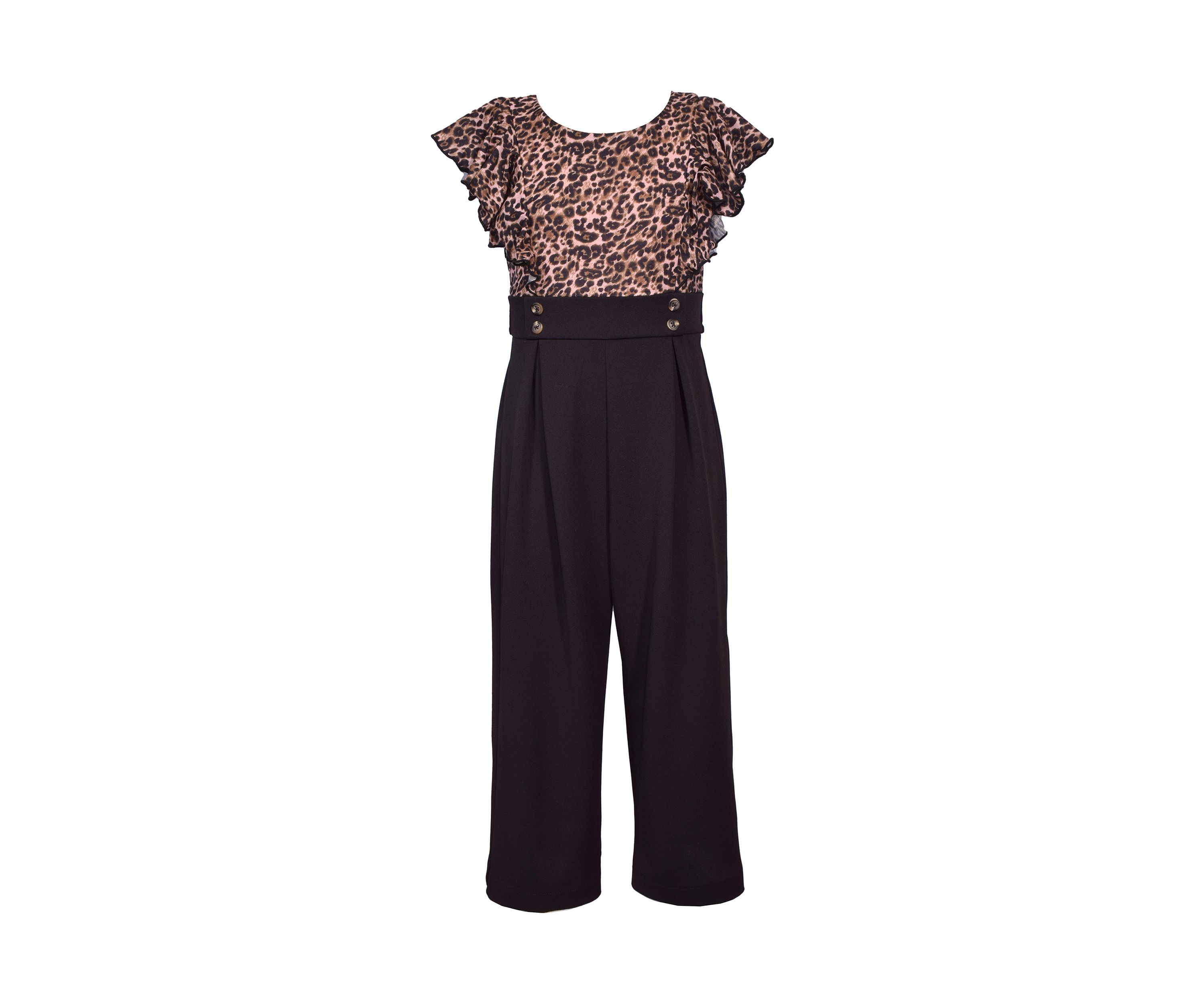 Girls 7-16 Animal Jumpsuit