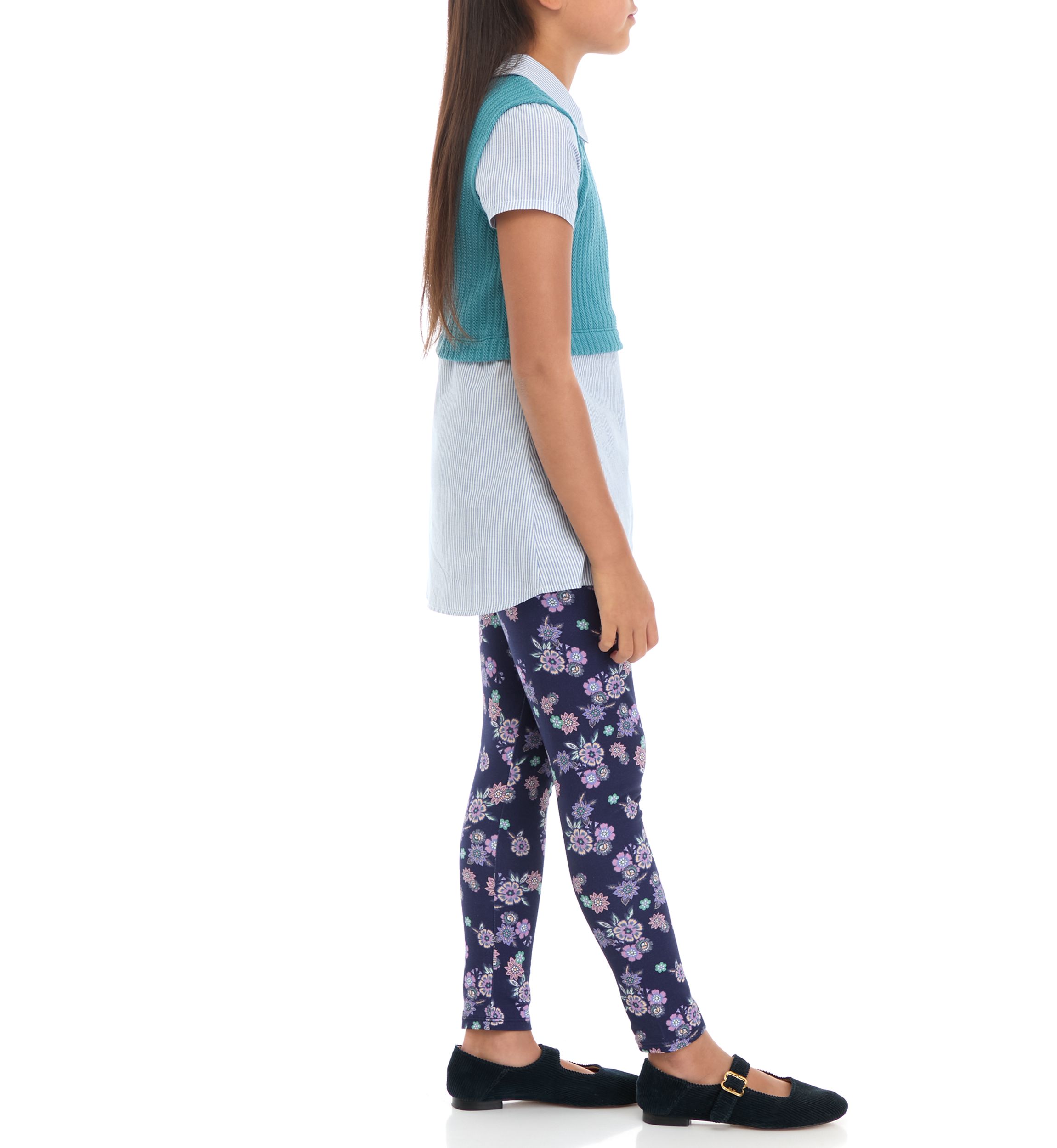 Girls 7-16 Sweater Popover Set