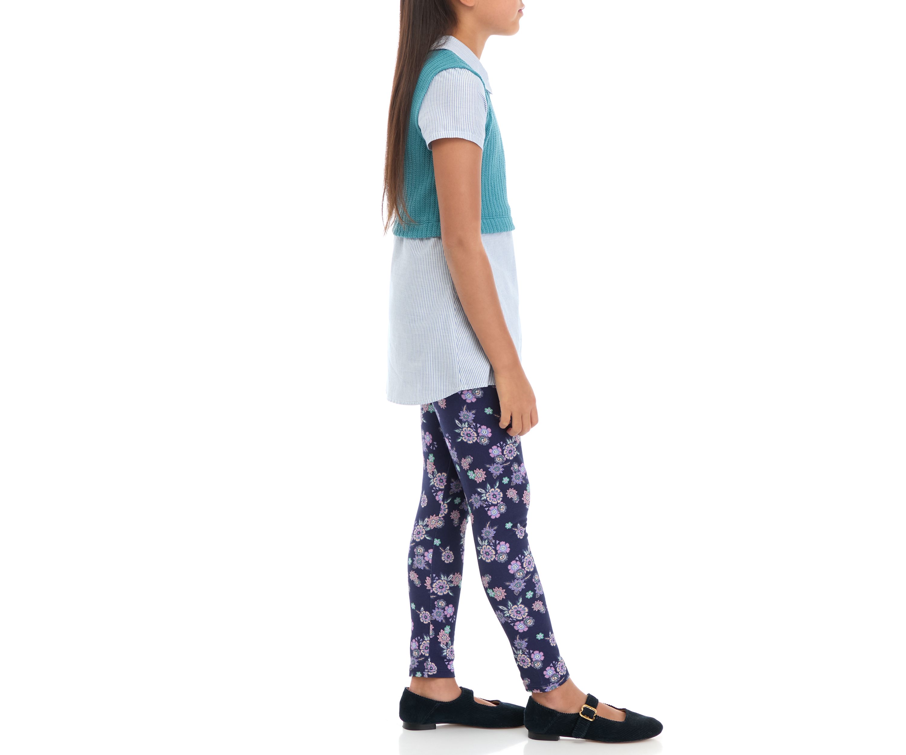 Girls 7-16 Sweater Popover Set