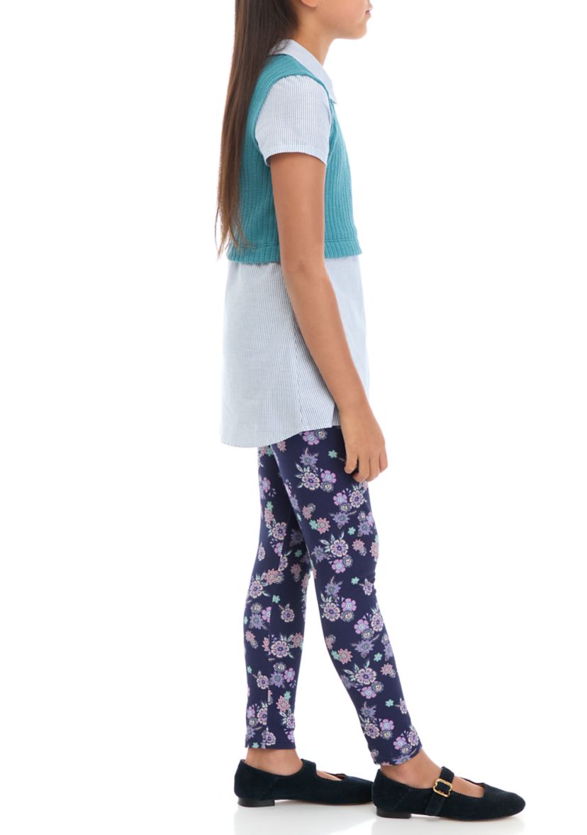 Girls 7-16 Sweater Popover Set