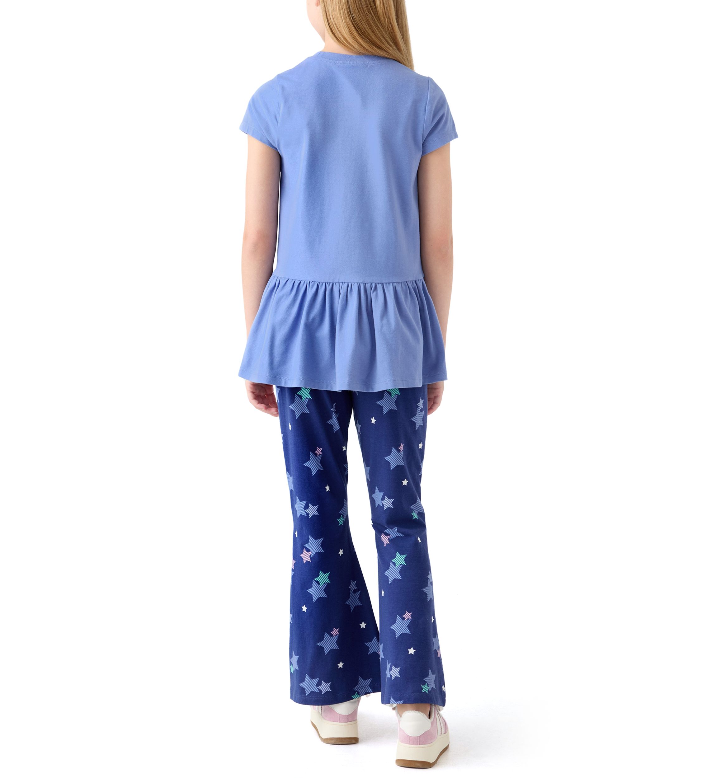 Girls 7-16 Unicorn Tunic Top and Flare Pants Set 