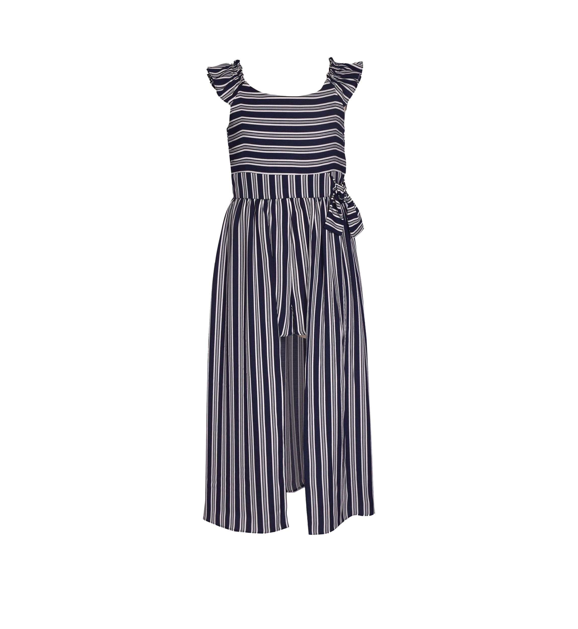 Girls 4-6x Stripe Walkthrough Dress