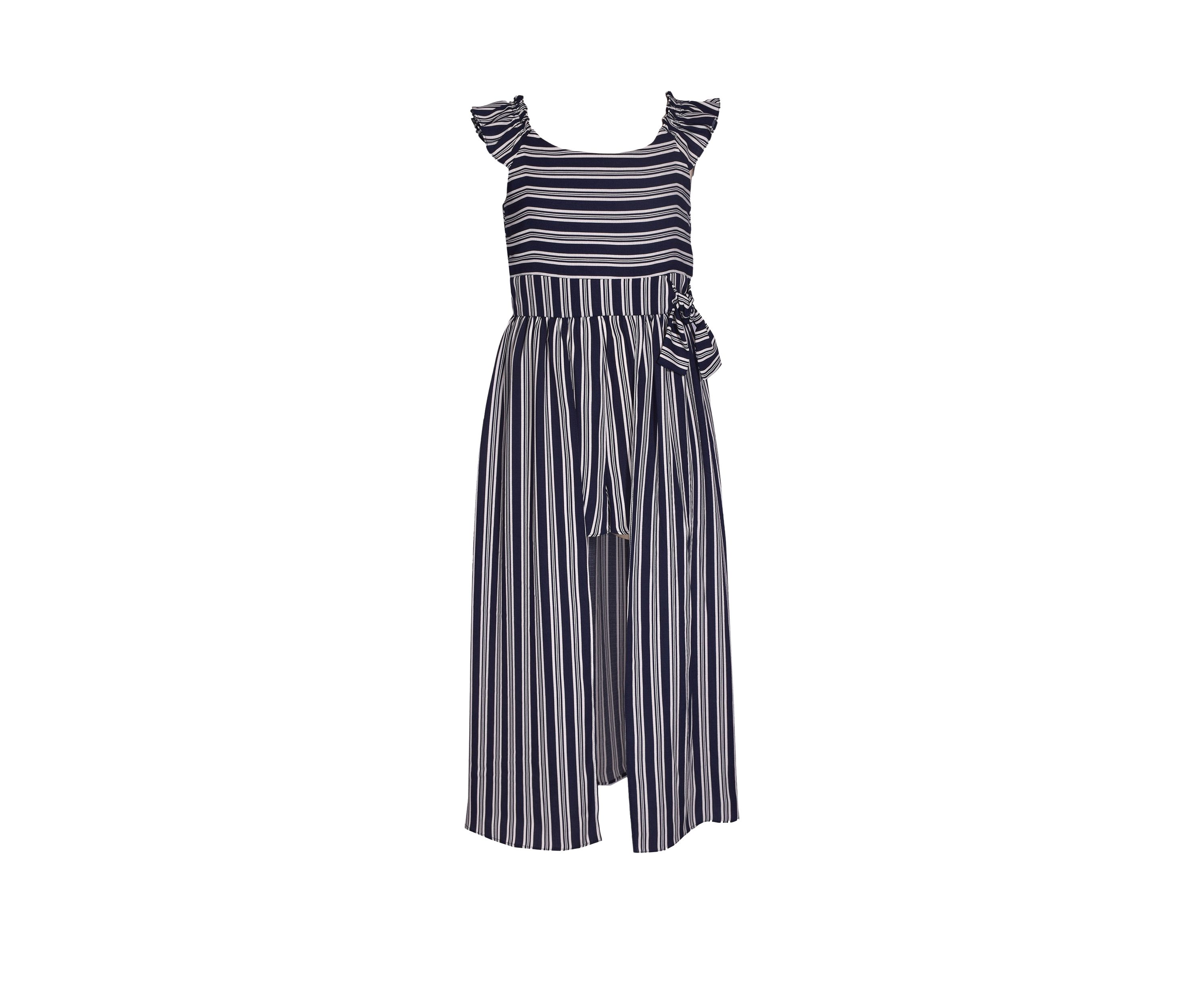 Girls 4-6x Stripe Walkthrough Dress
