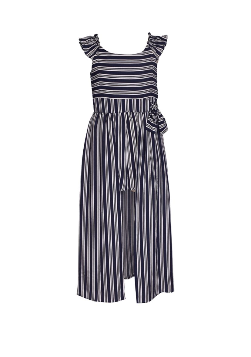 Girls 4-6x Stripe Walkthrough Dress