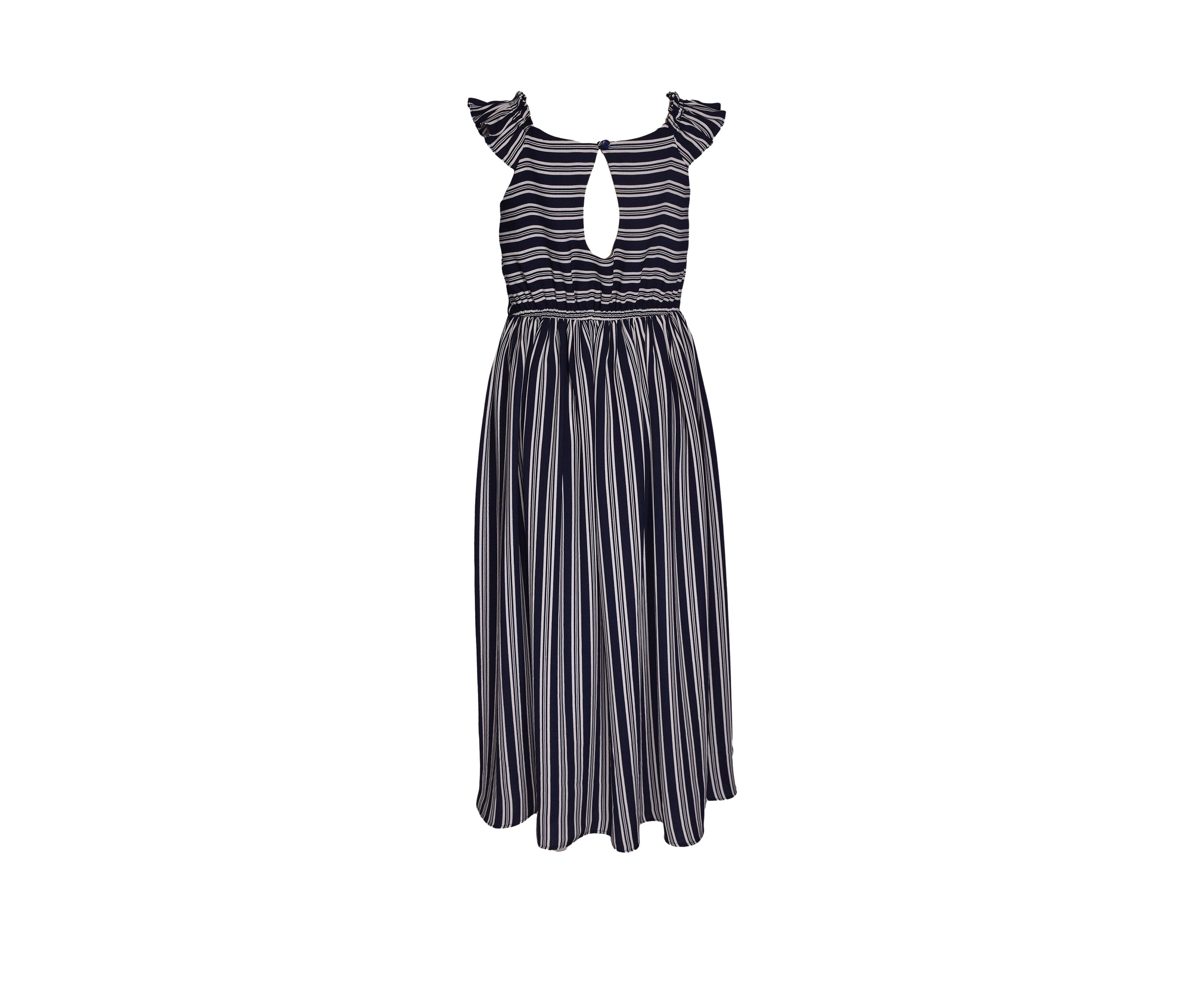 Girls 4-6x Stripe Walkthrough Dress