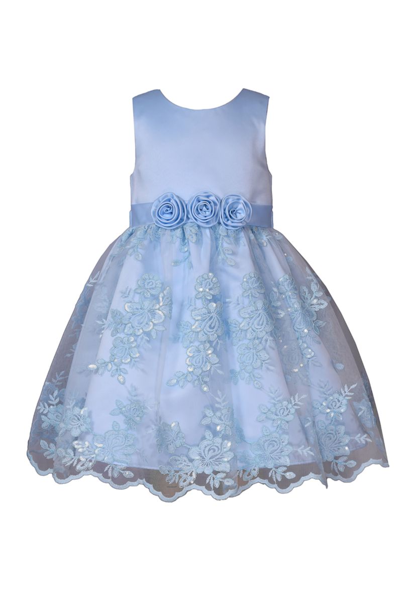 Girls 4-6x Floral Overlay Dress
