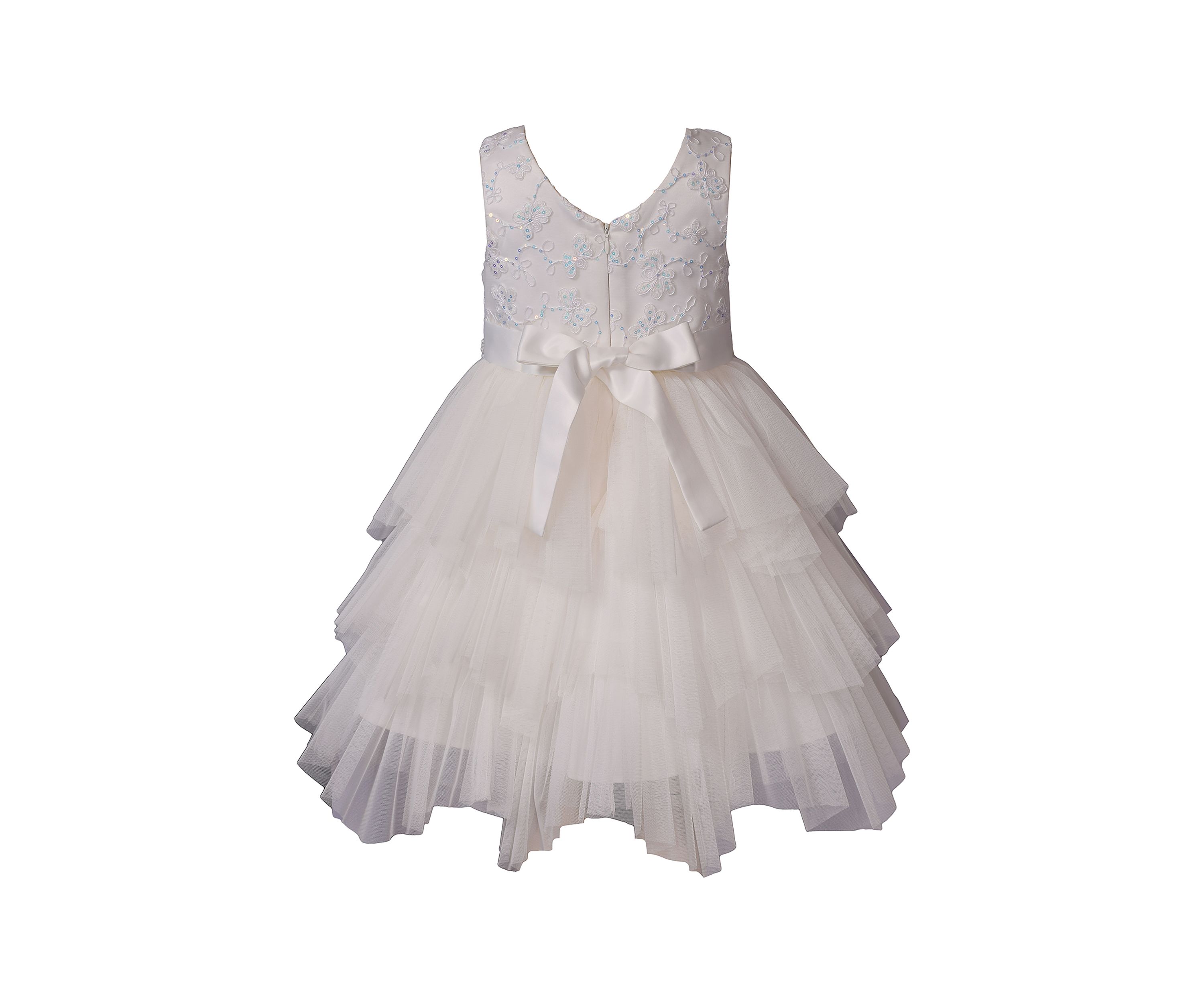 Girls 4-6x Tiered Mesh Dress