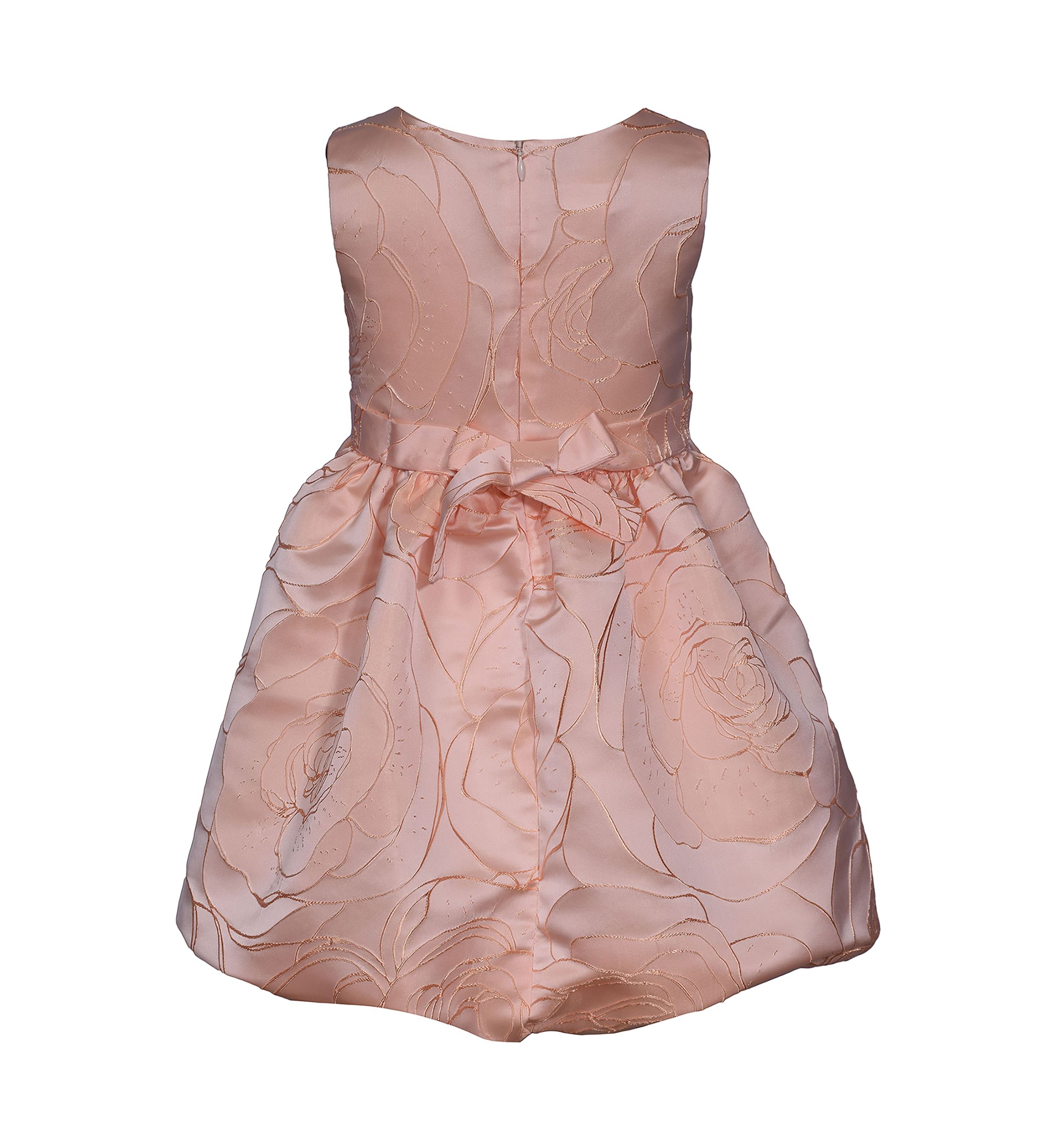 Girls 4-6x Floral Jacquard Dress