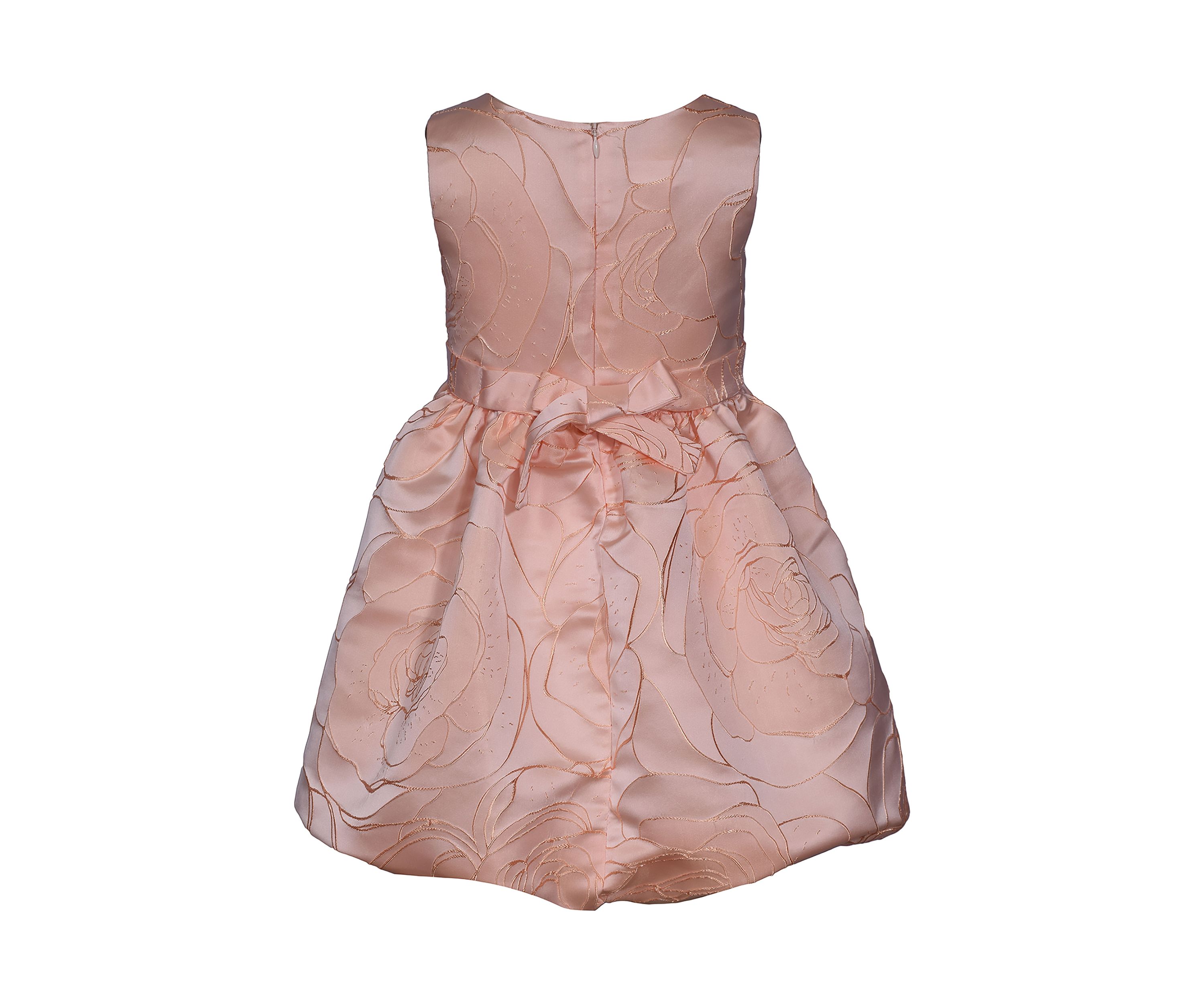 Girls 4-6x Floral Jacquard Dress