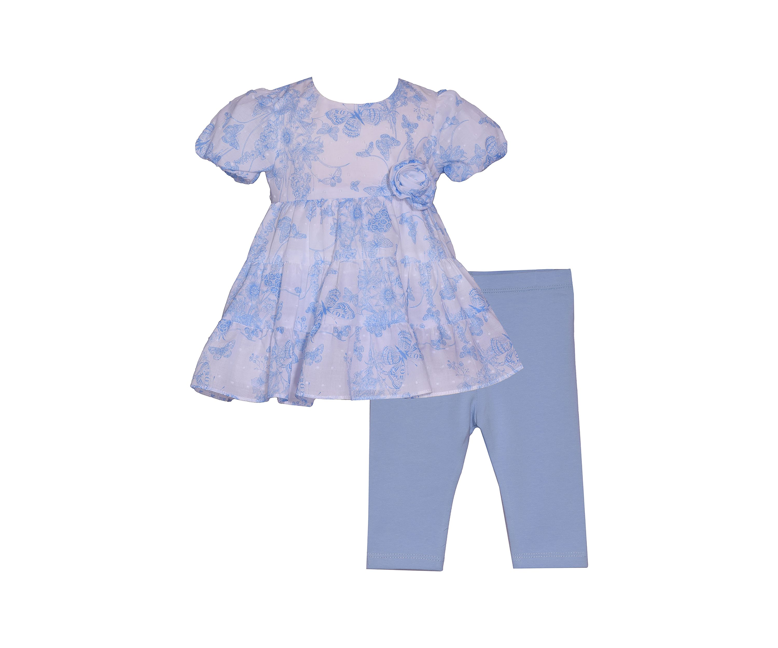 Girls 4-6x Toile Leggings Set