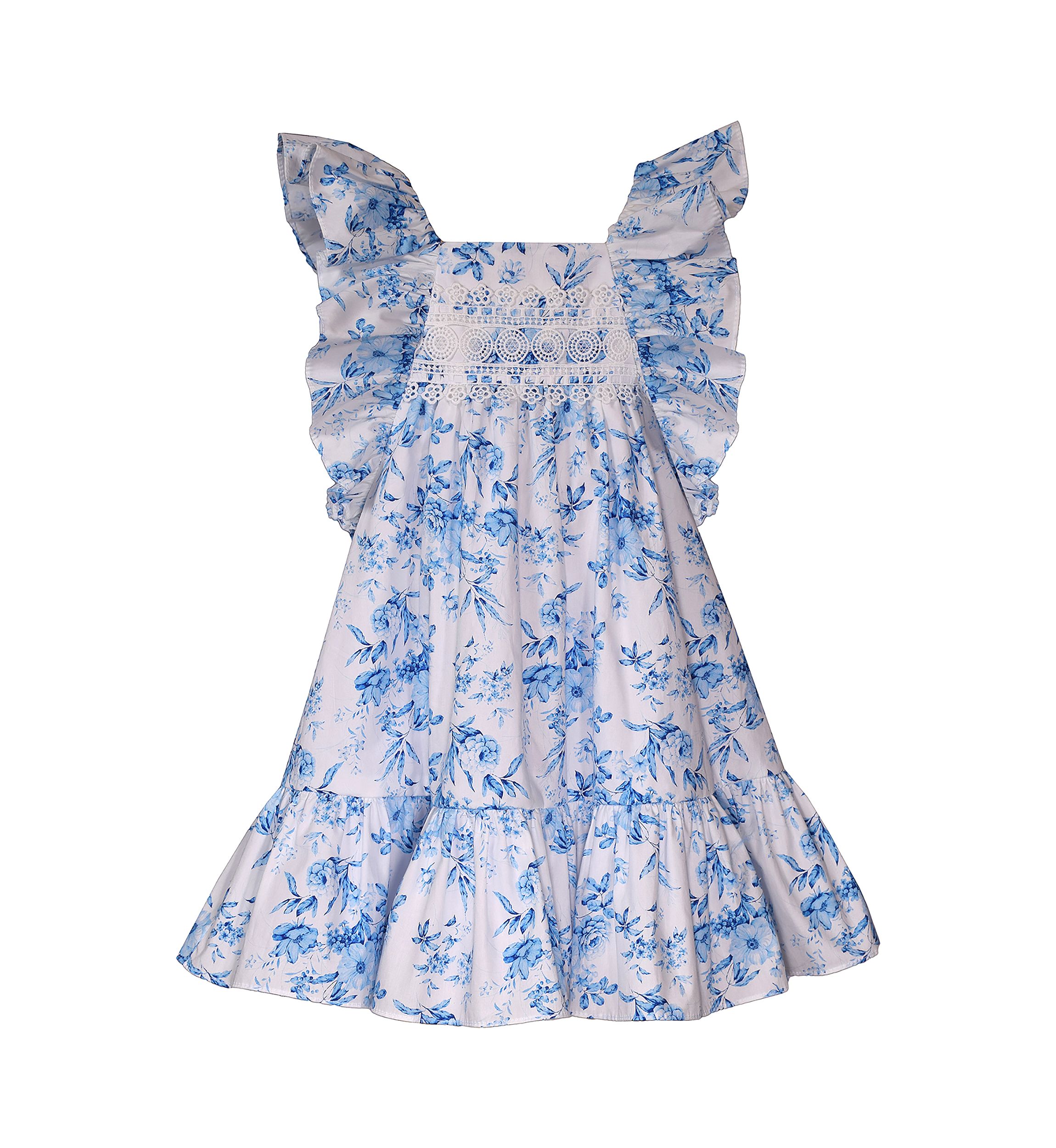 2 TOILE FLOUNCE SLV DRS