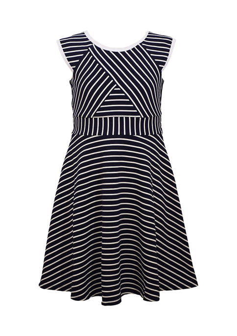 Girls 4-6x Striped Dress