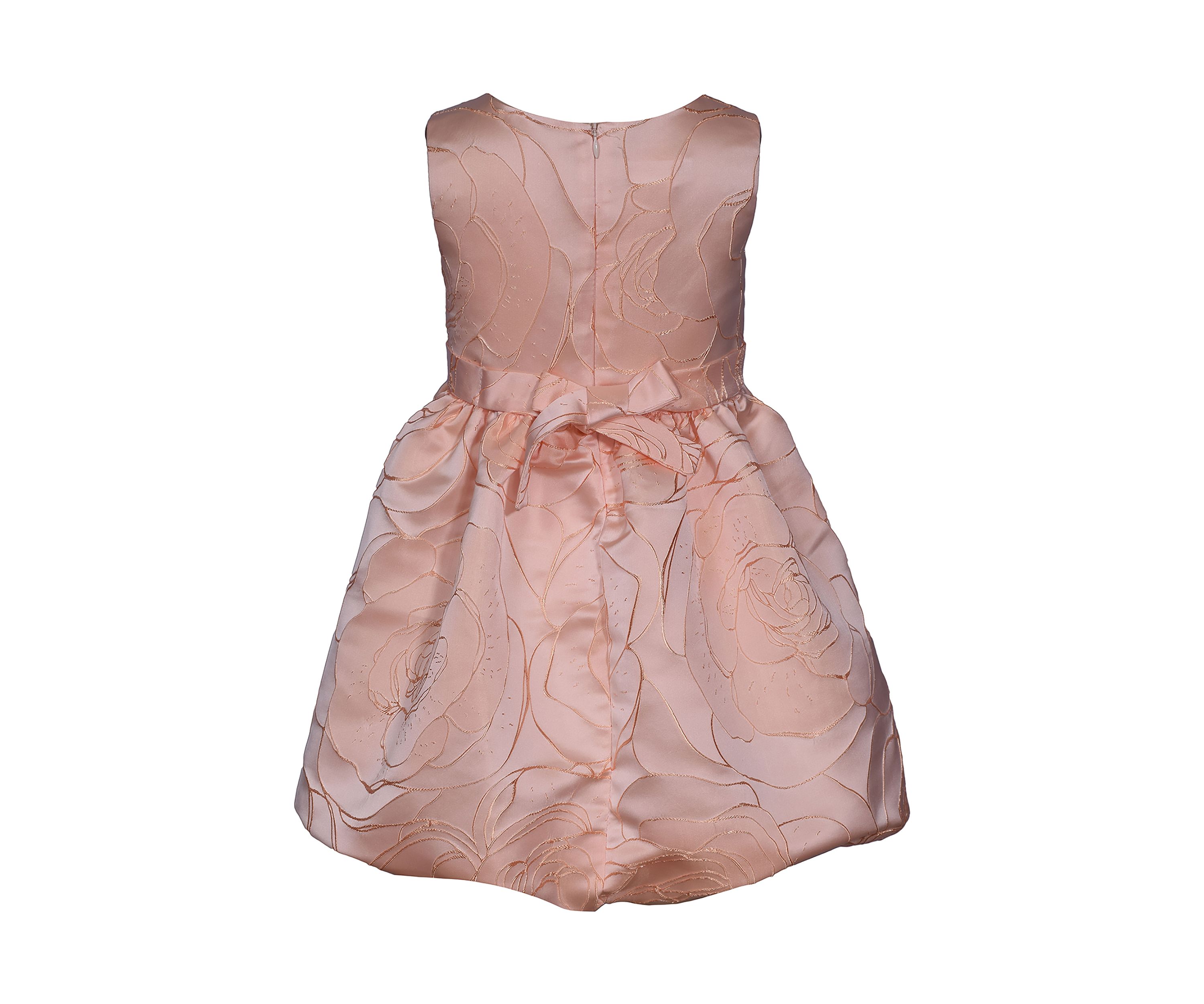 Girls 7-16 Floral Jacquard Bubble Dress