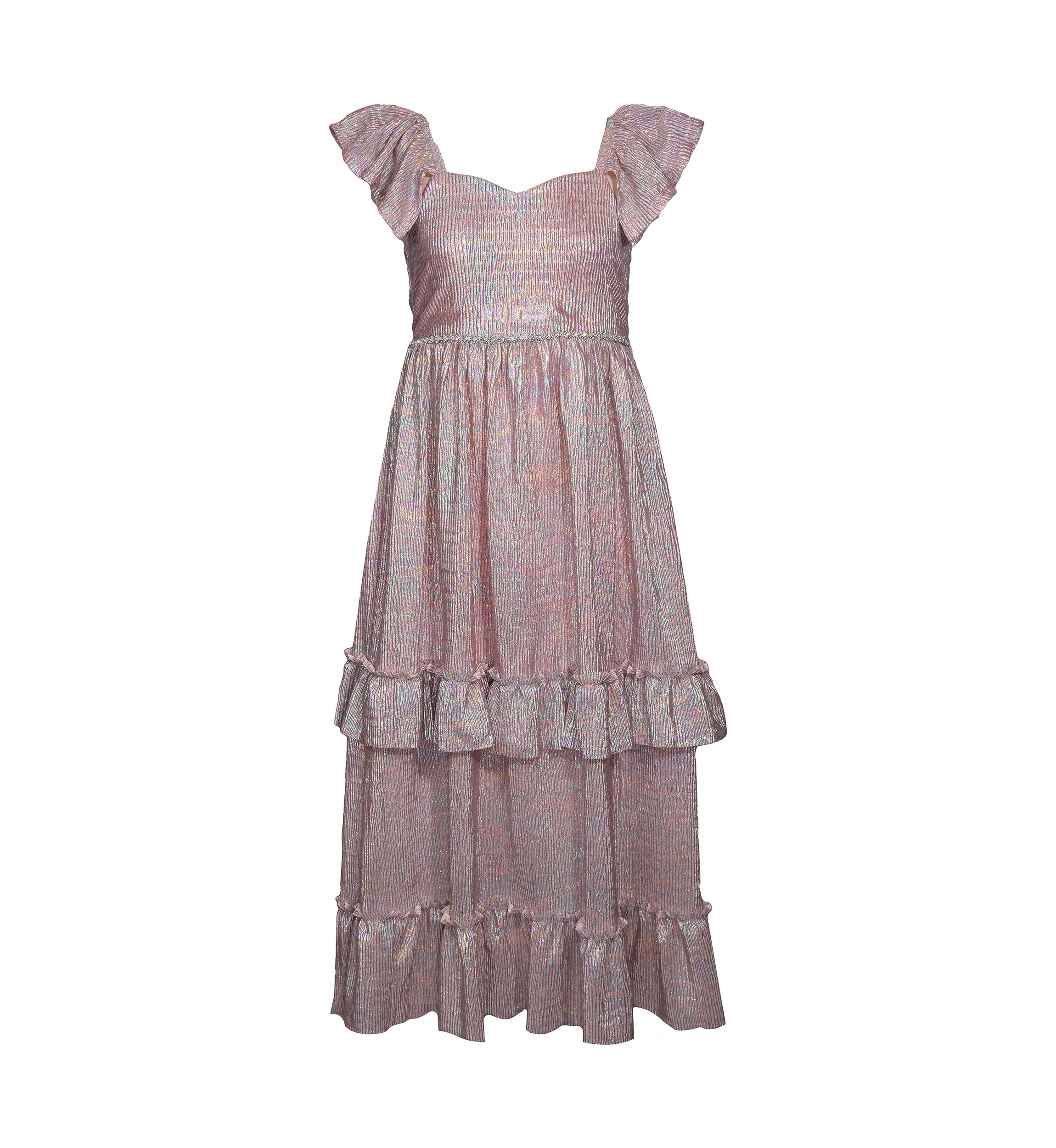 Girls 7-16 Opalescent Maxi Dress