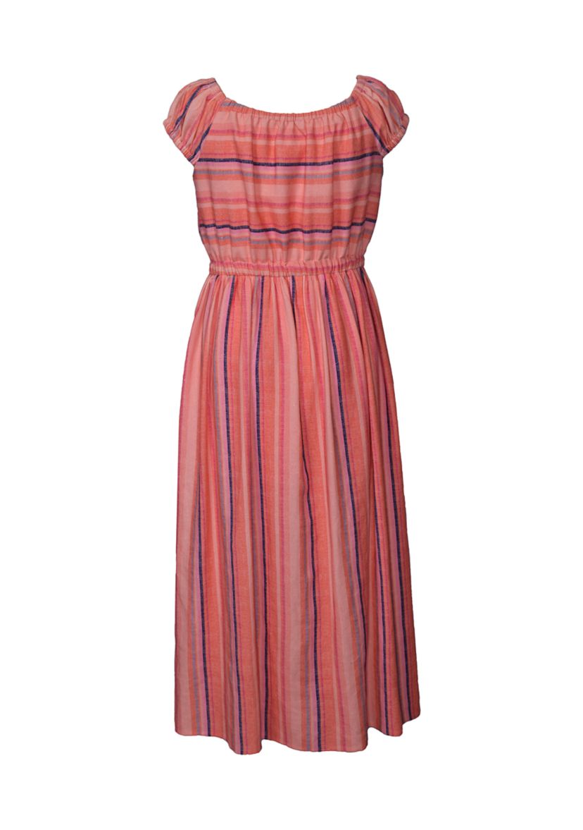 Girls 7-16 Stripe Walk Through Dress