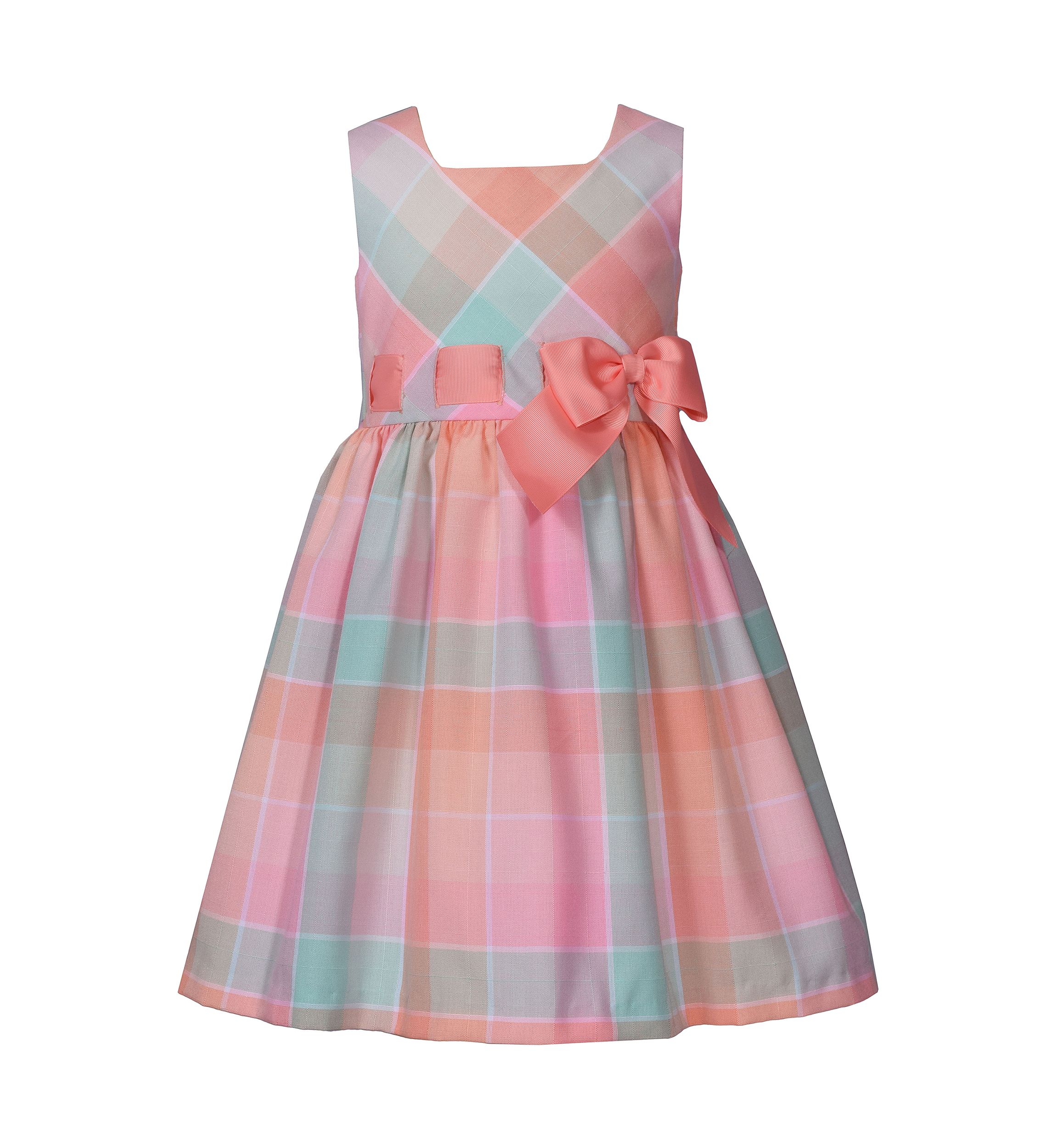 Girls 7-16 Sleeveless Ribbon Dress