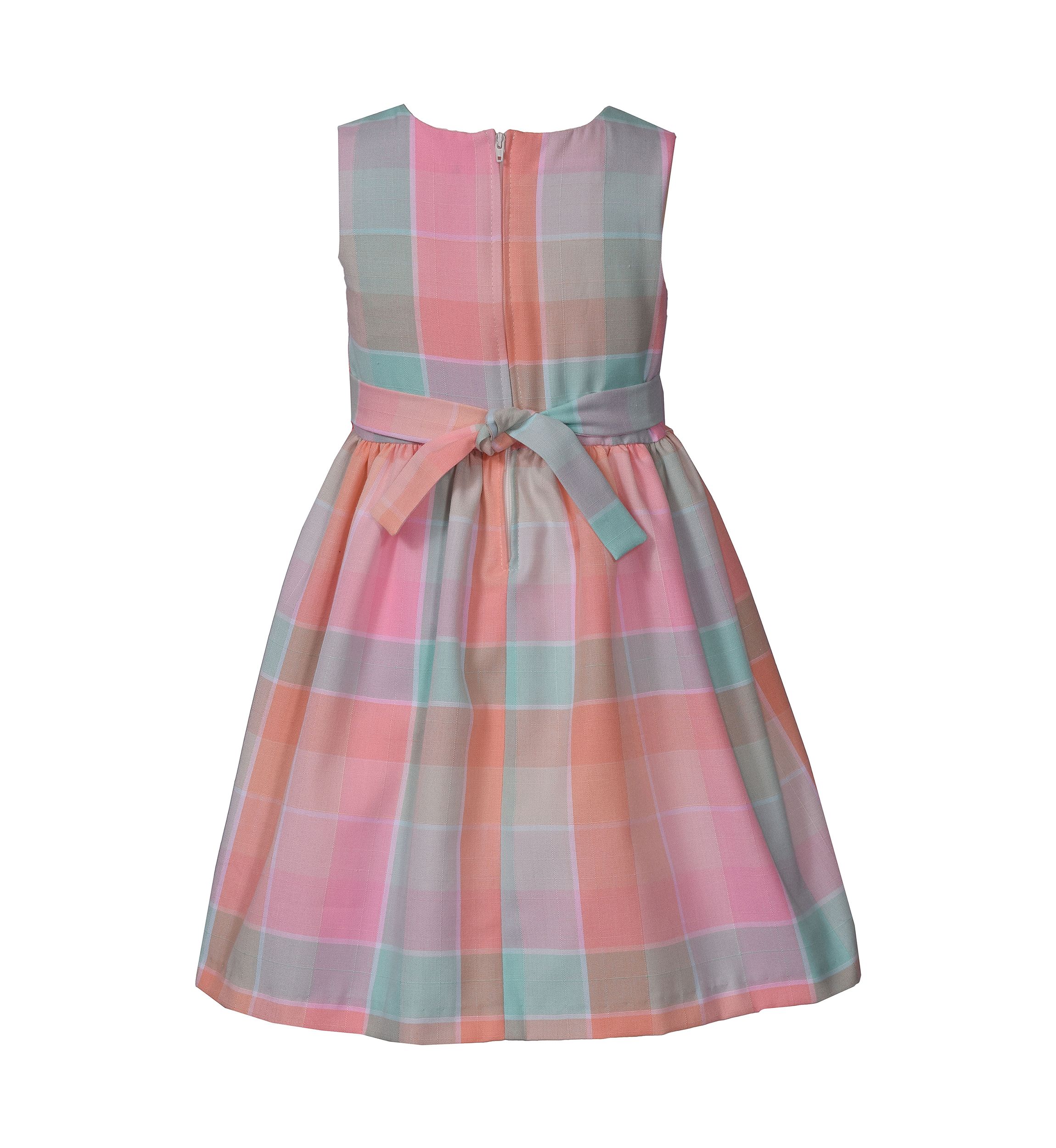 Girls 7-16 Sleeveless Ribbon Dress