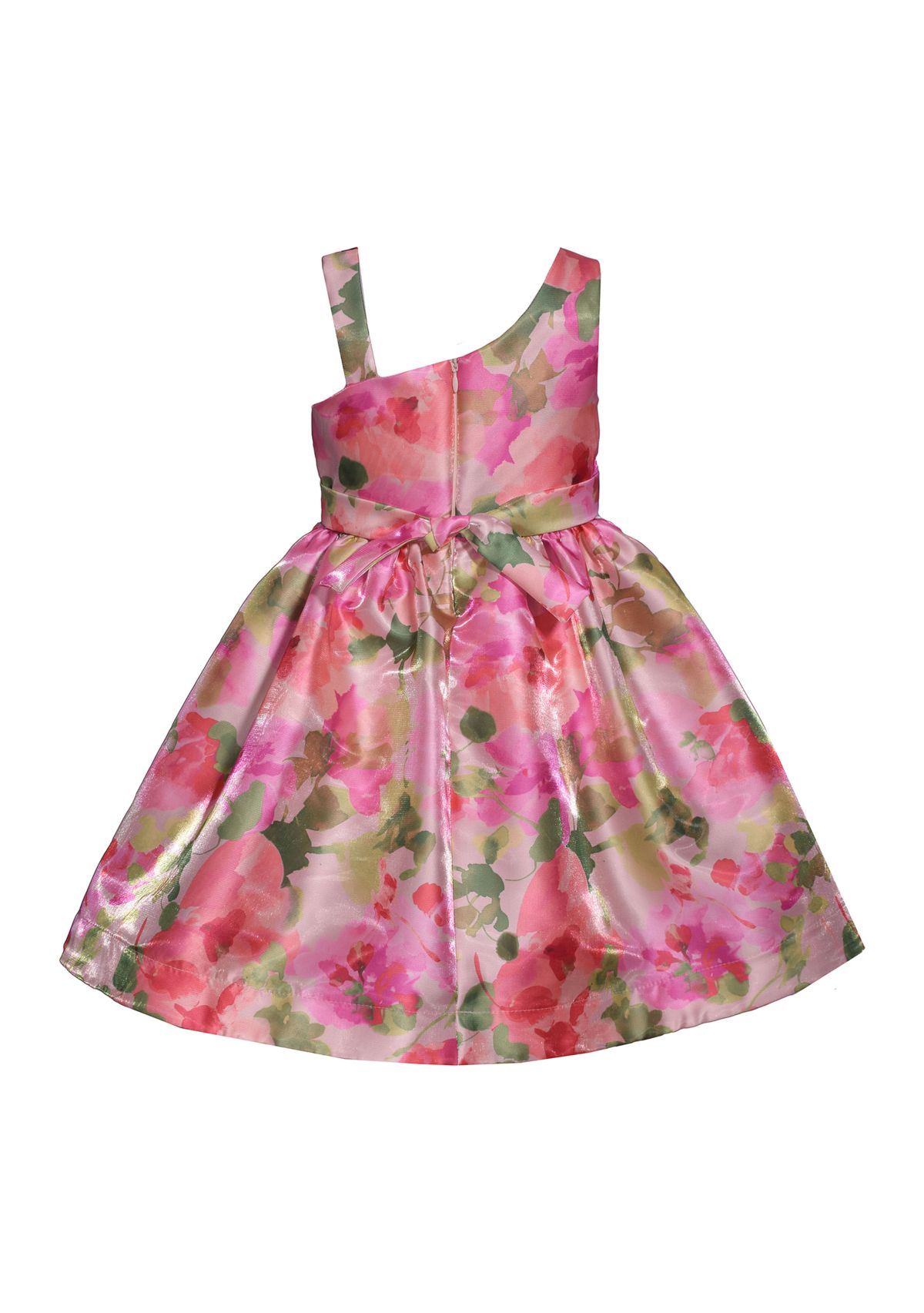 Girls 7-16 Floral Mikado Dress