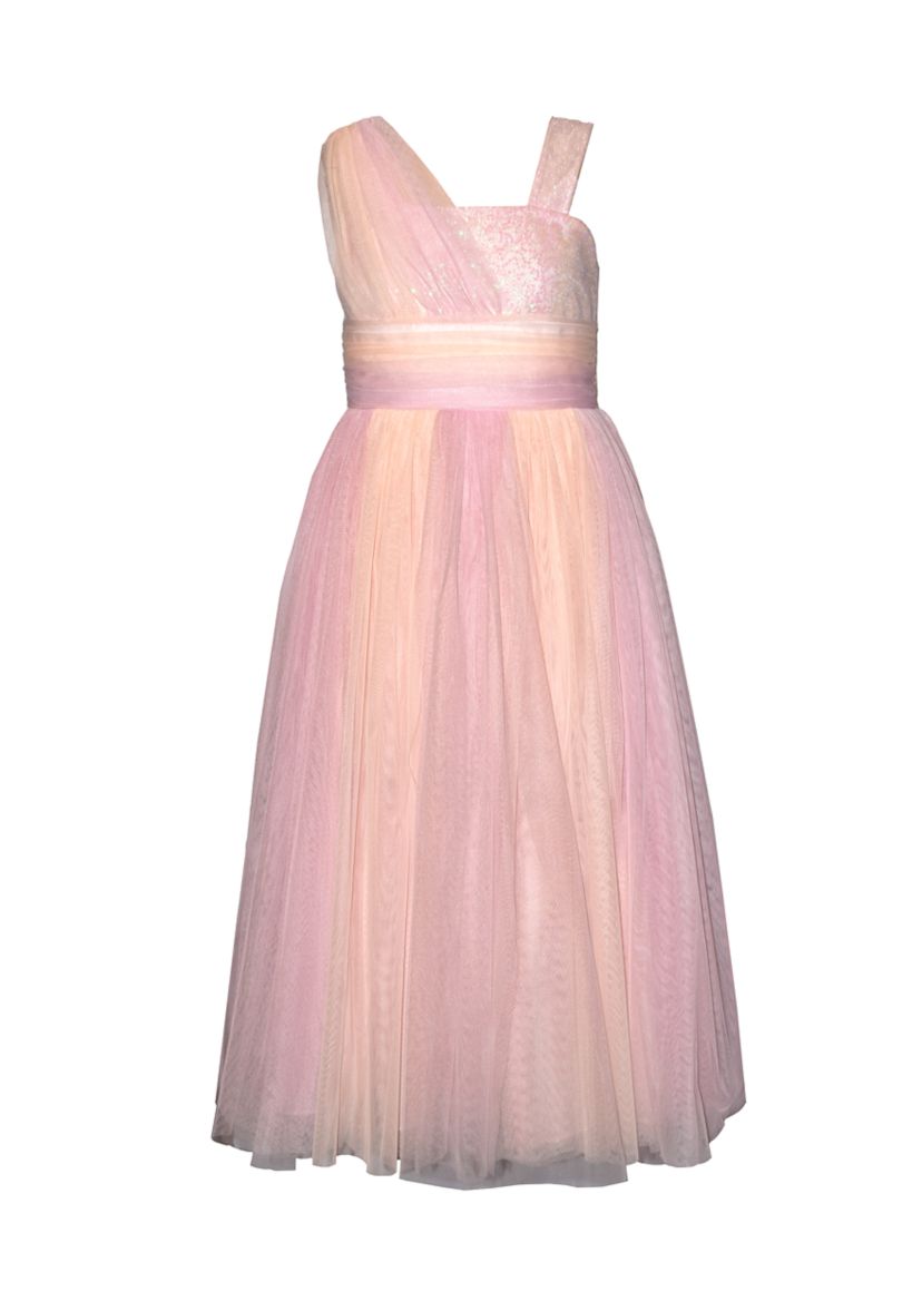 Bonnie Jean Girls 7-16 Sequin Top Mesh Skirt Dress | Belk