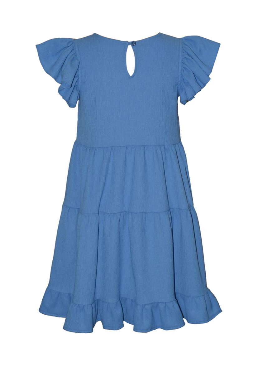 Bonnie Jean Girls 7-16 Ruffle Sleeve Tiered Knit Dress | Belk