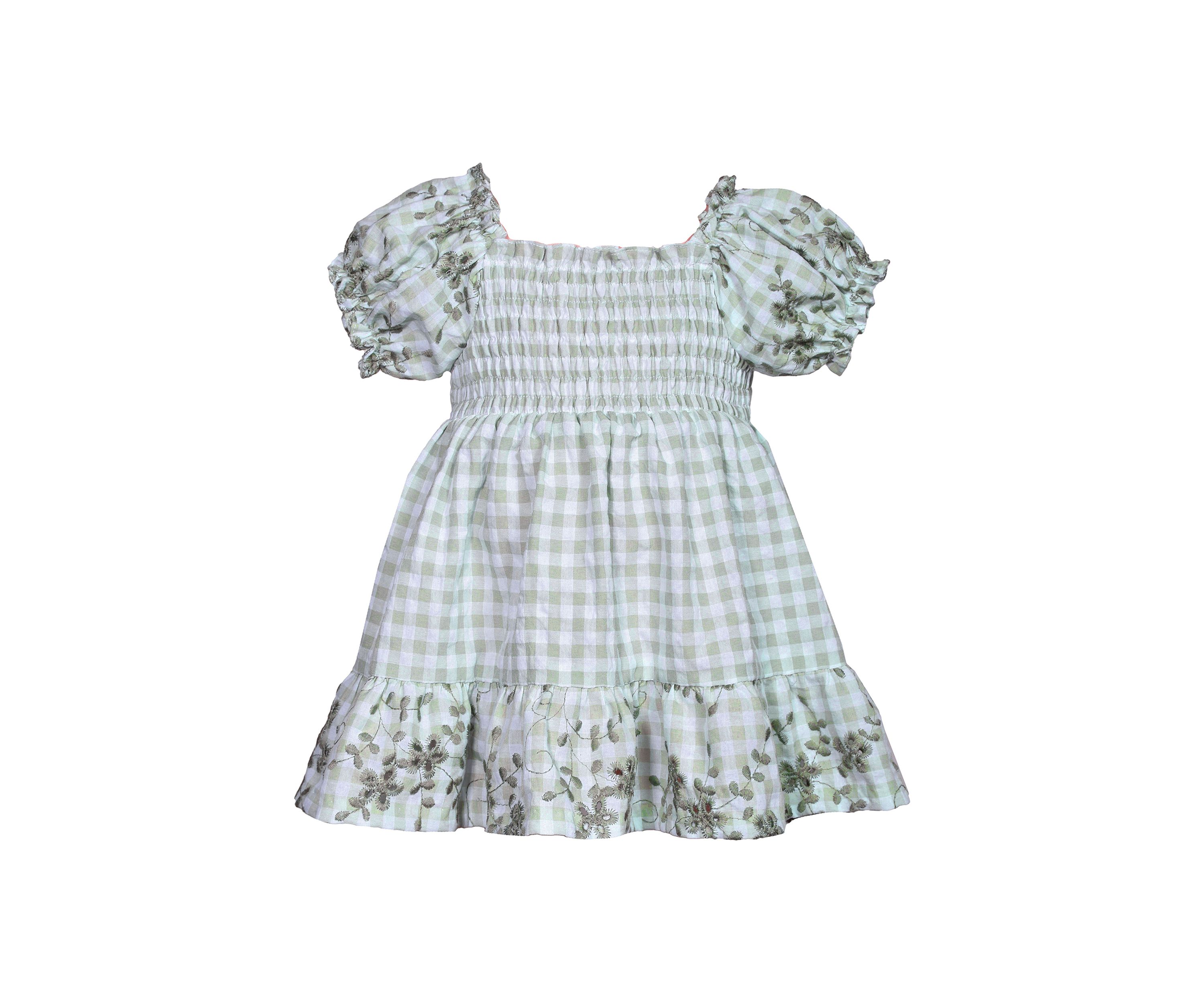 Girls 4-6x Smocked Tiered Dress