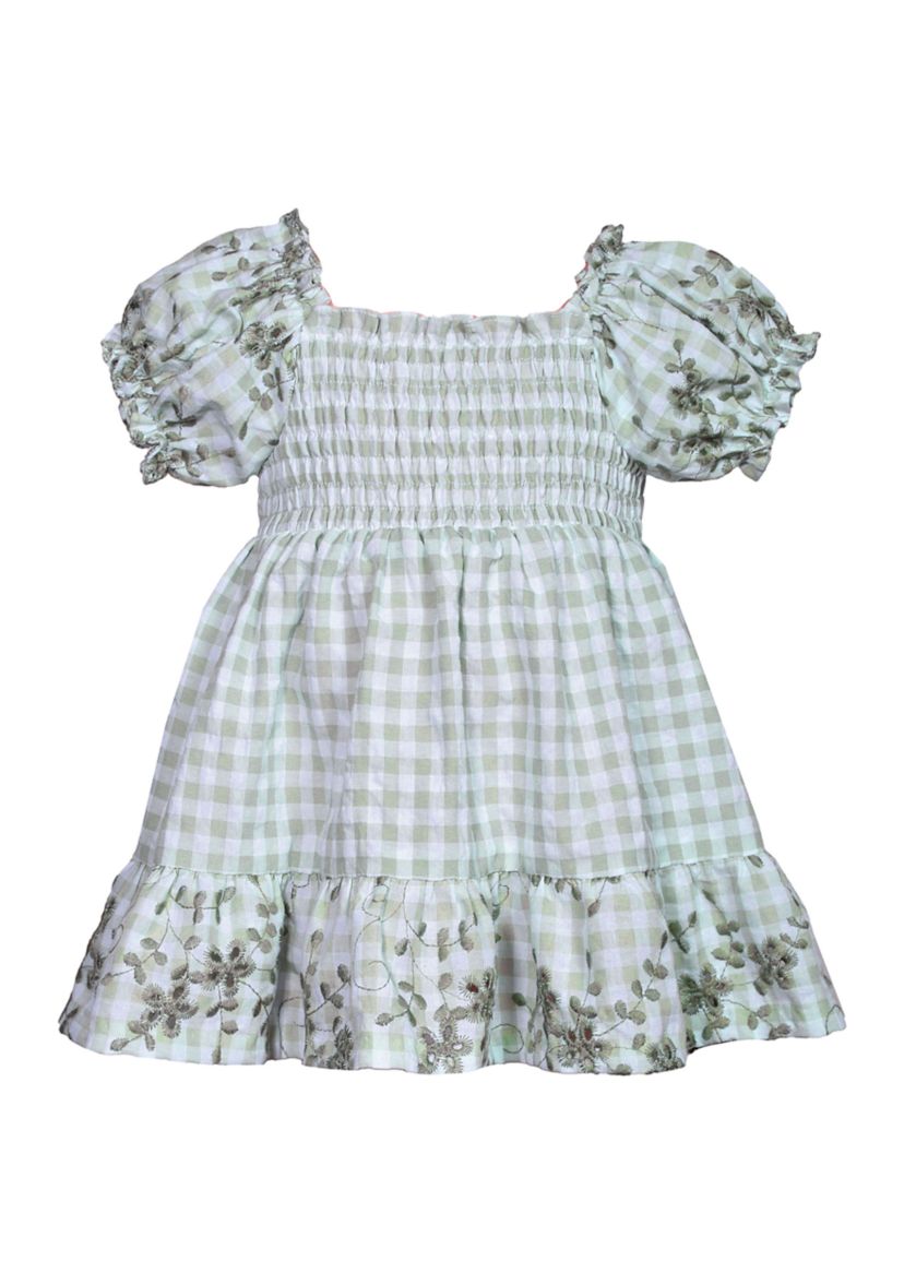 Girls 4-6x Smocked Tiered Dress