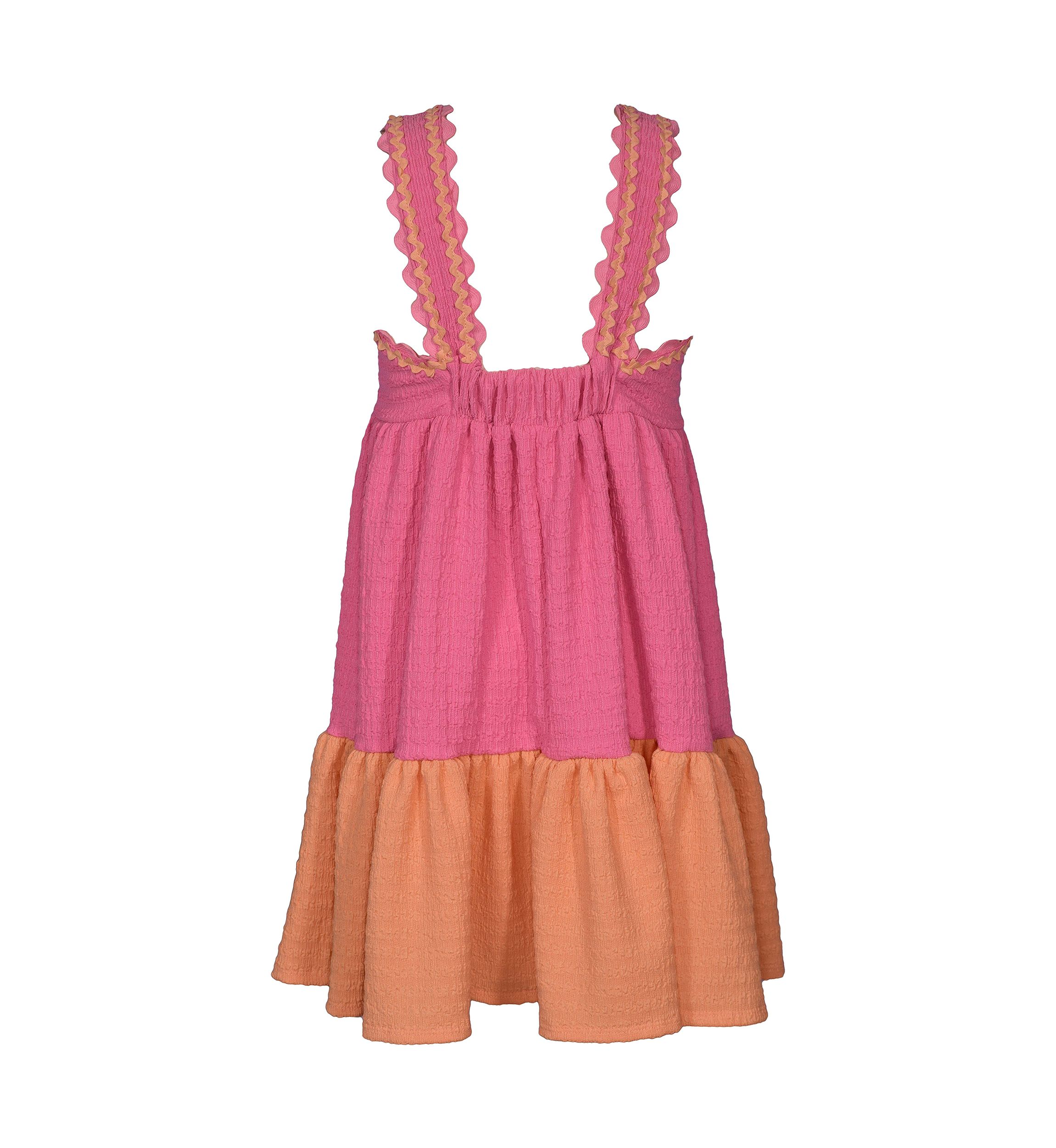 Girls 4-6x Sleeveless Color Block Dress