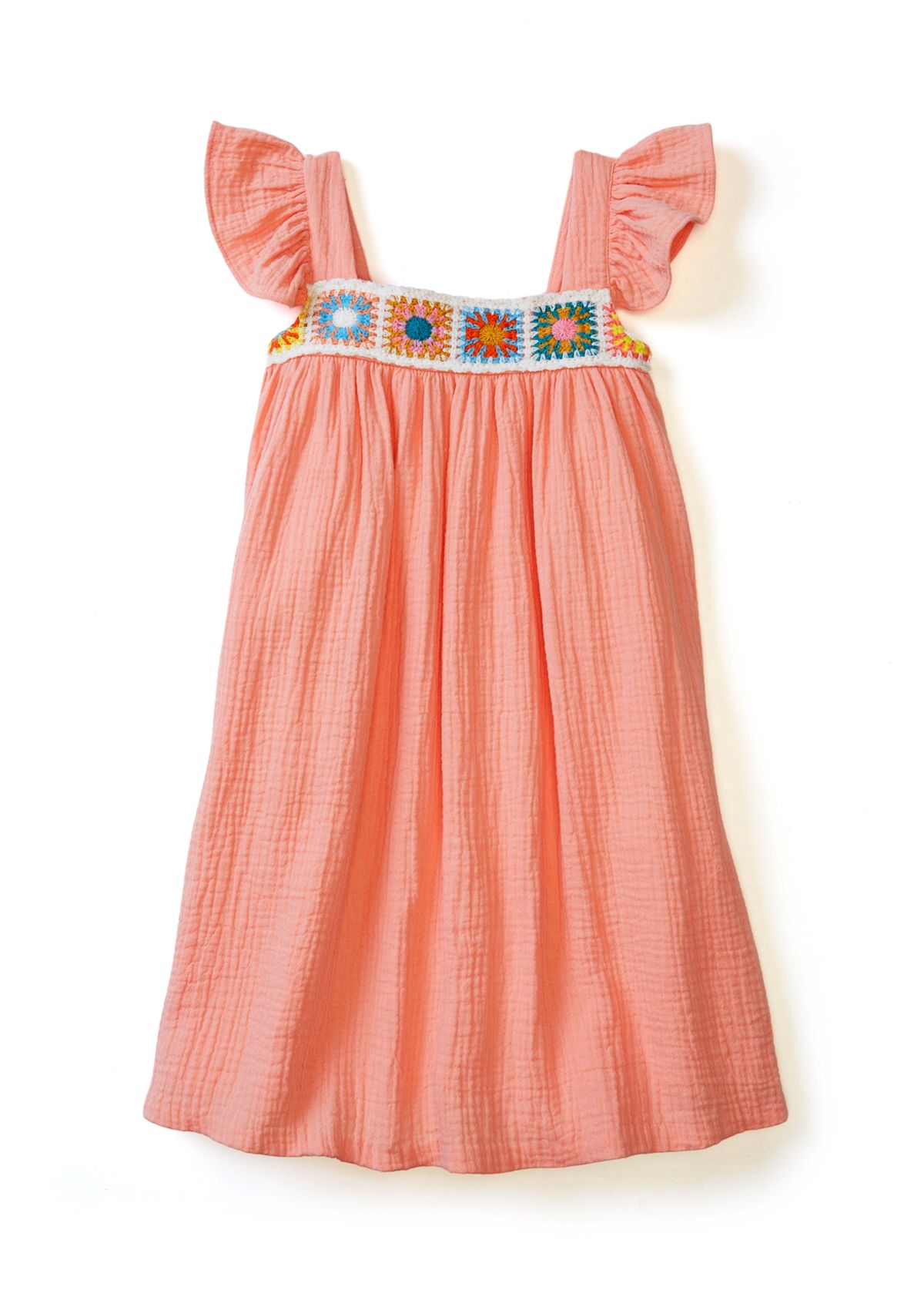 Girls 7-16 Crochet Sundress