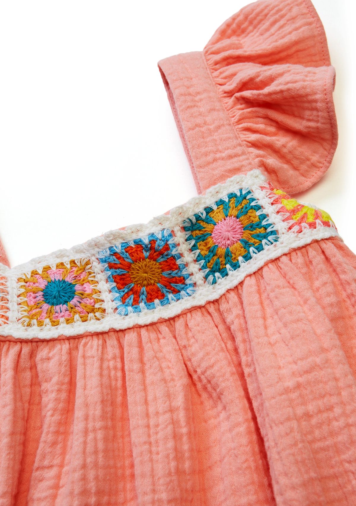 Girls 7-16 Crochet Sundress