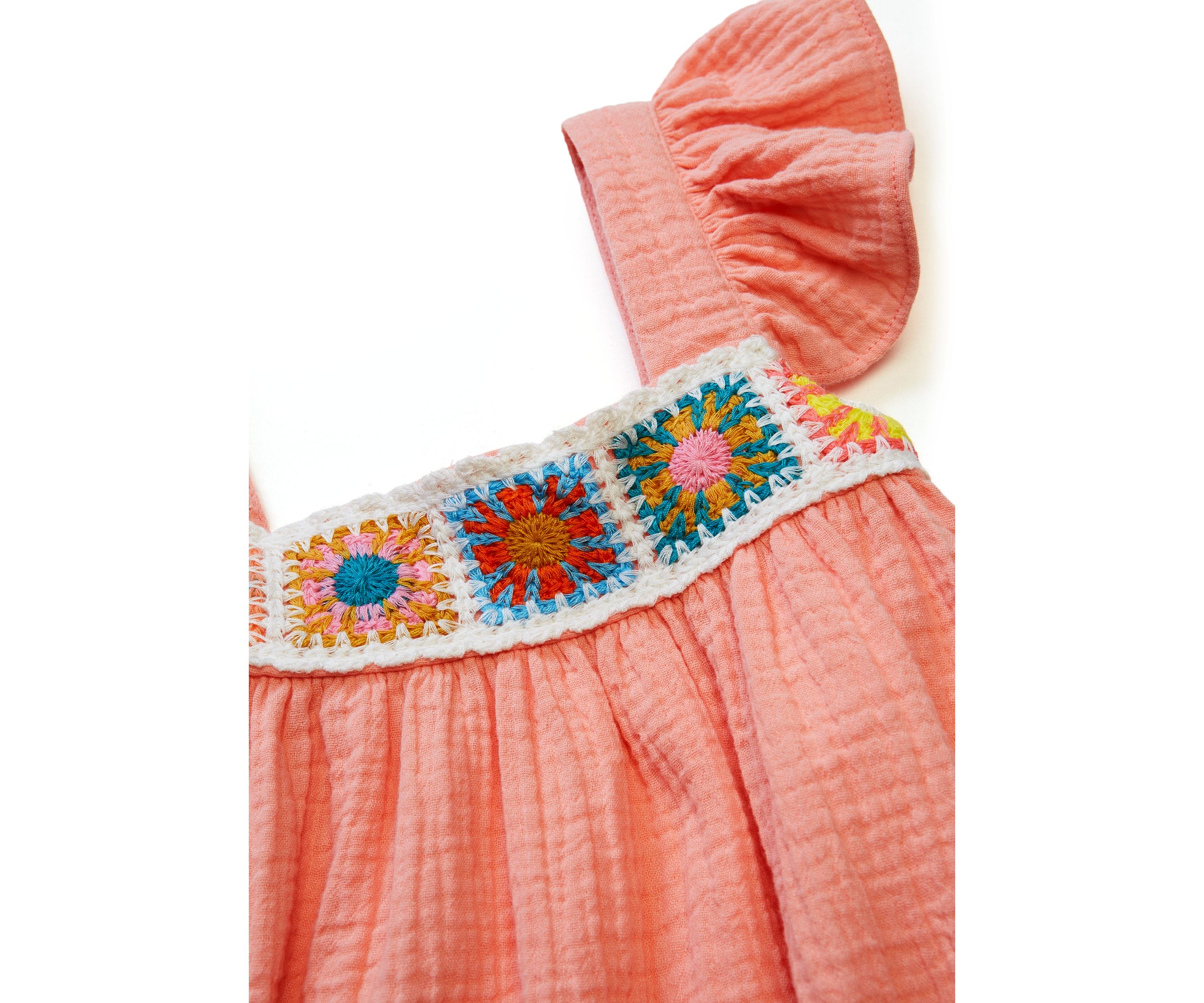 Girls 7-16 Crochet Sundress