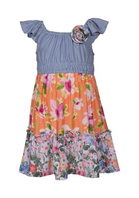 Bonnie Jean Girls 4-6x Mixed Print Sundress