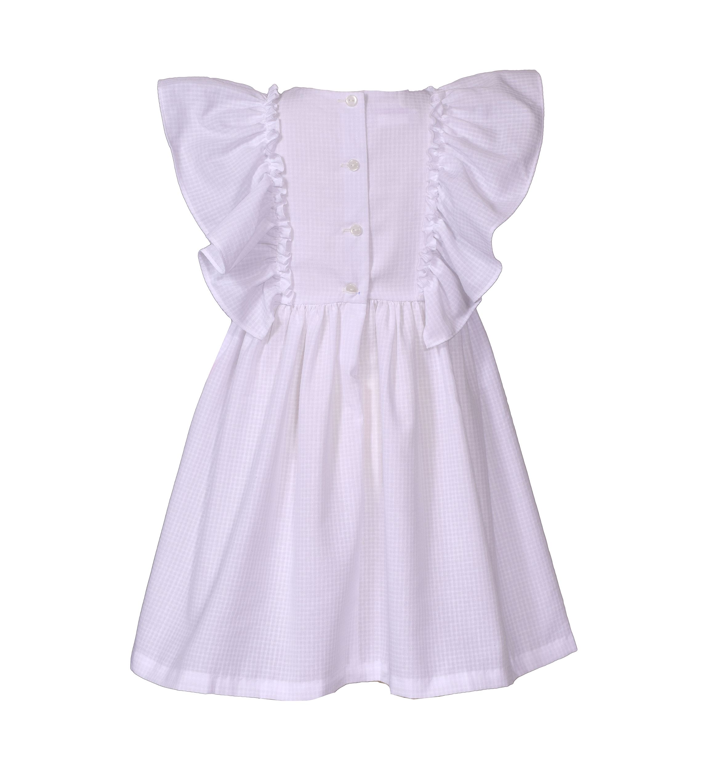 Girls 4-6x Flutter Sleeve Sundress